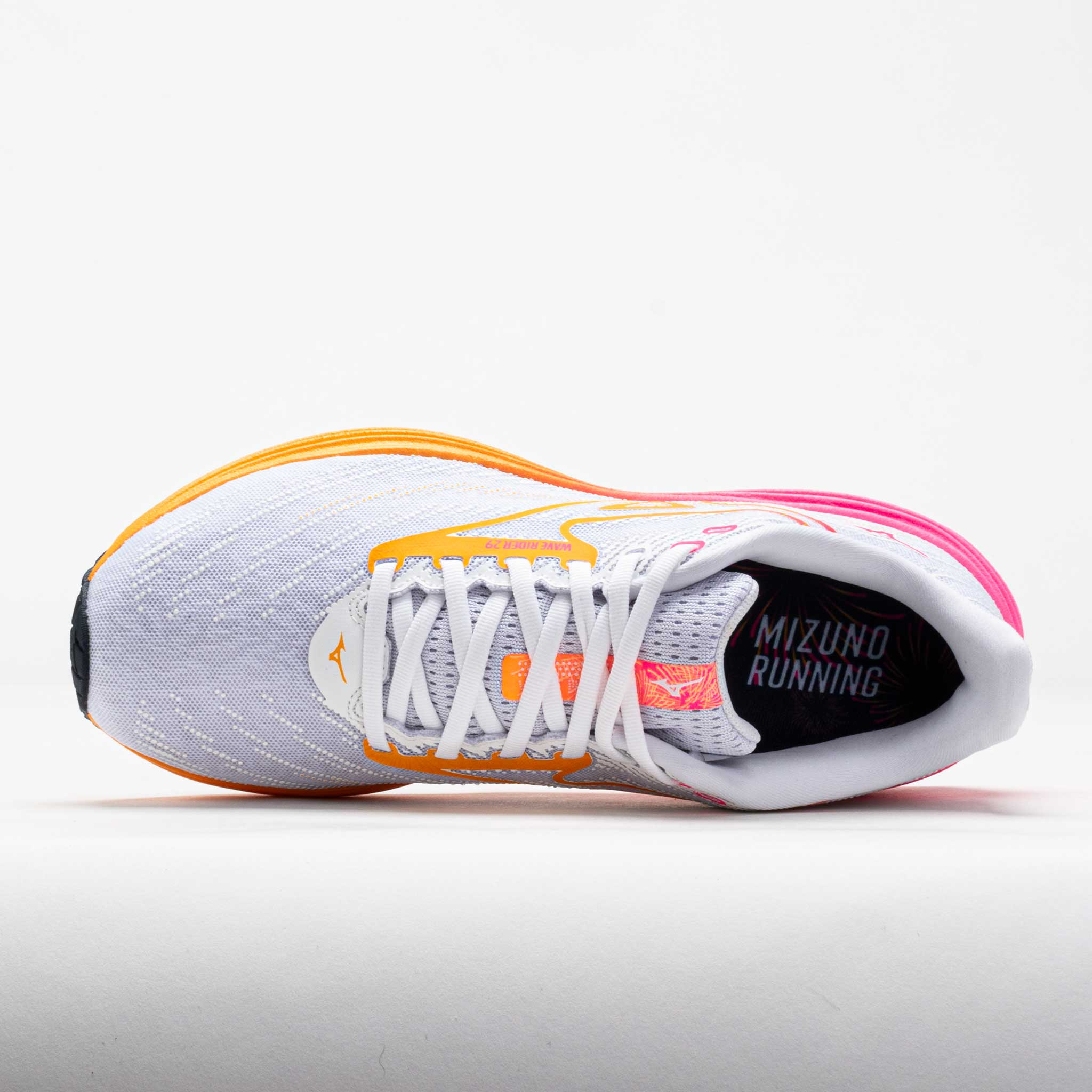 Mizuno Wave Rider 29 Hanabi Unisex White/Tang Orange - 3
