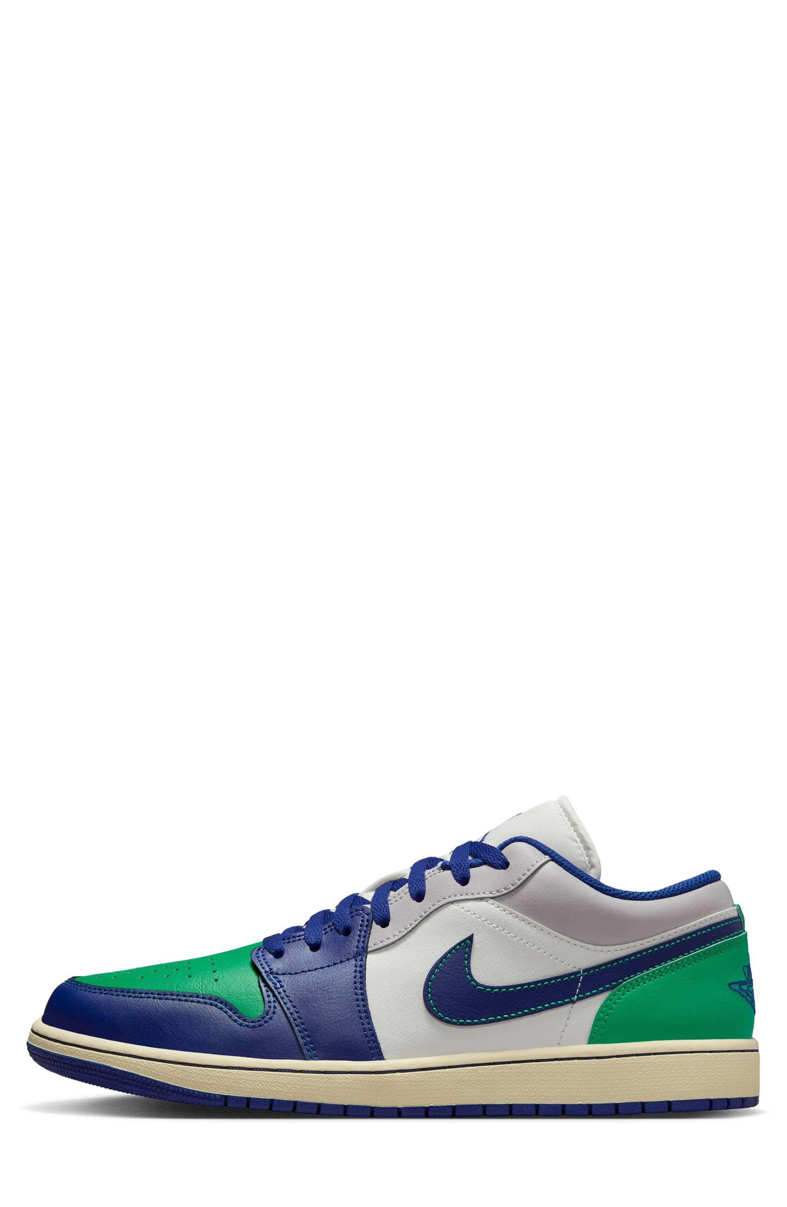 Air Jordan 1 Low Sneaker in Sail/Stadium Green at Nordstrom - 2