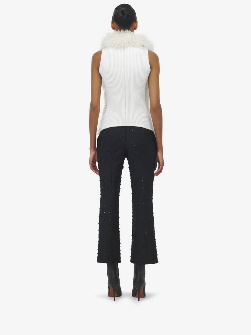 Shearling Sleeveless Top - 5