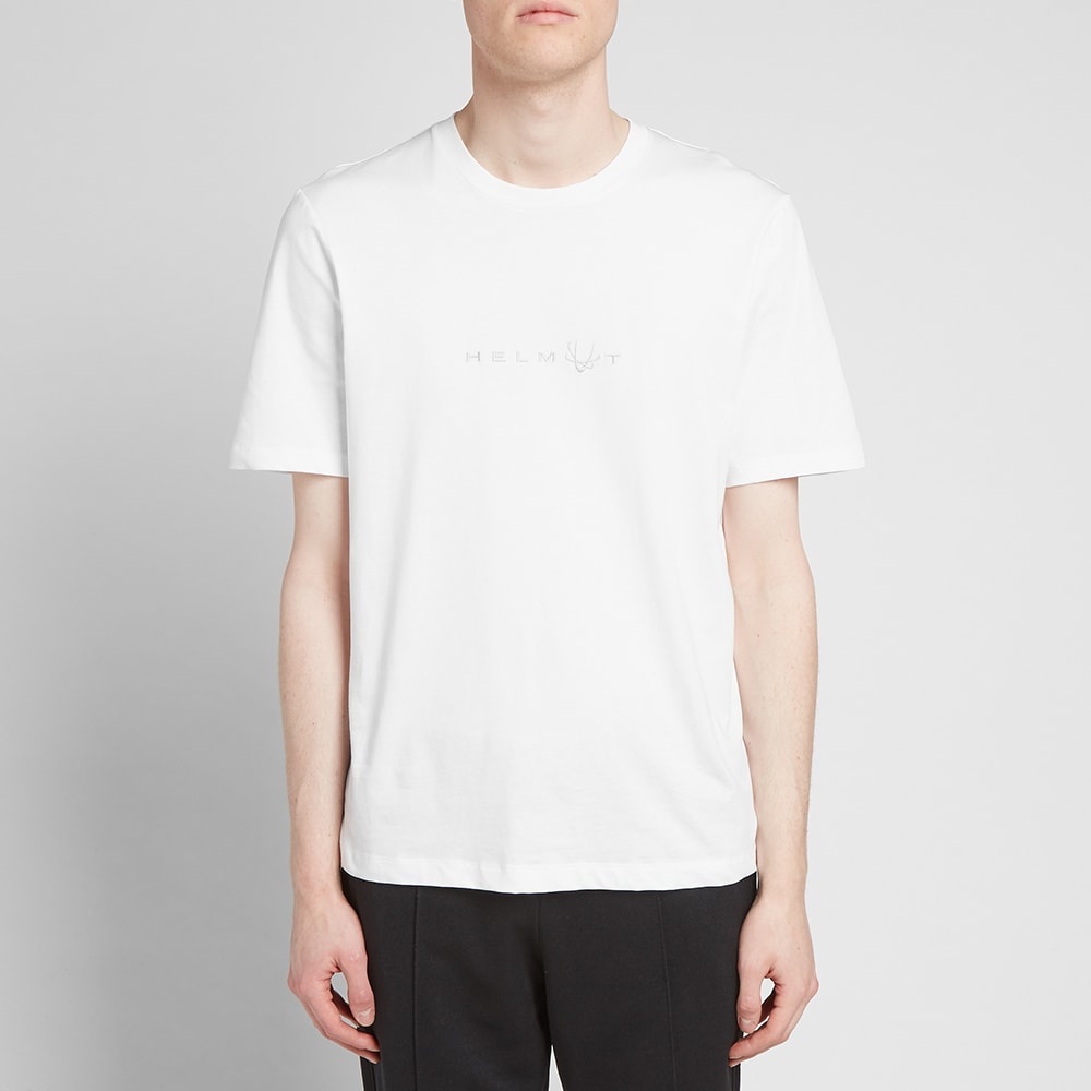 Helmut Lang 90s Logo Embroidered Tee - 3