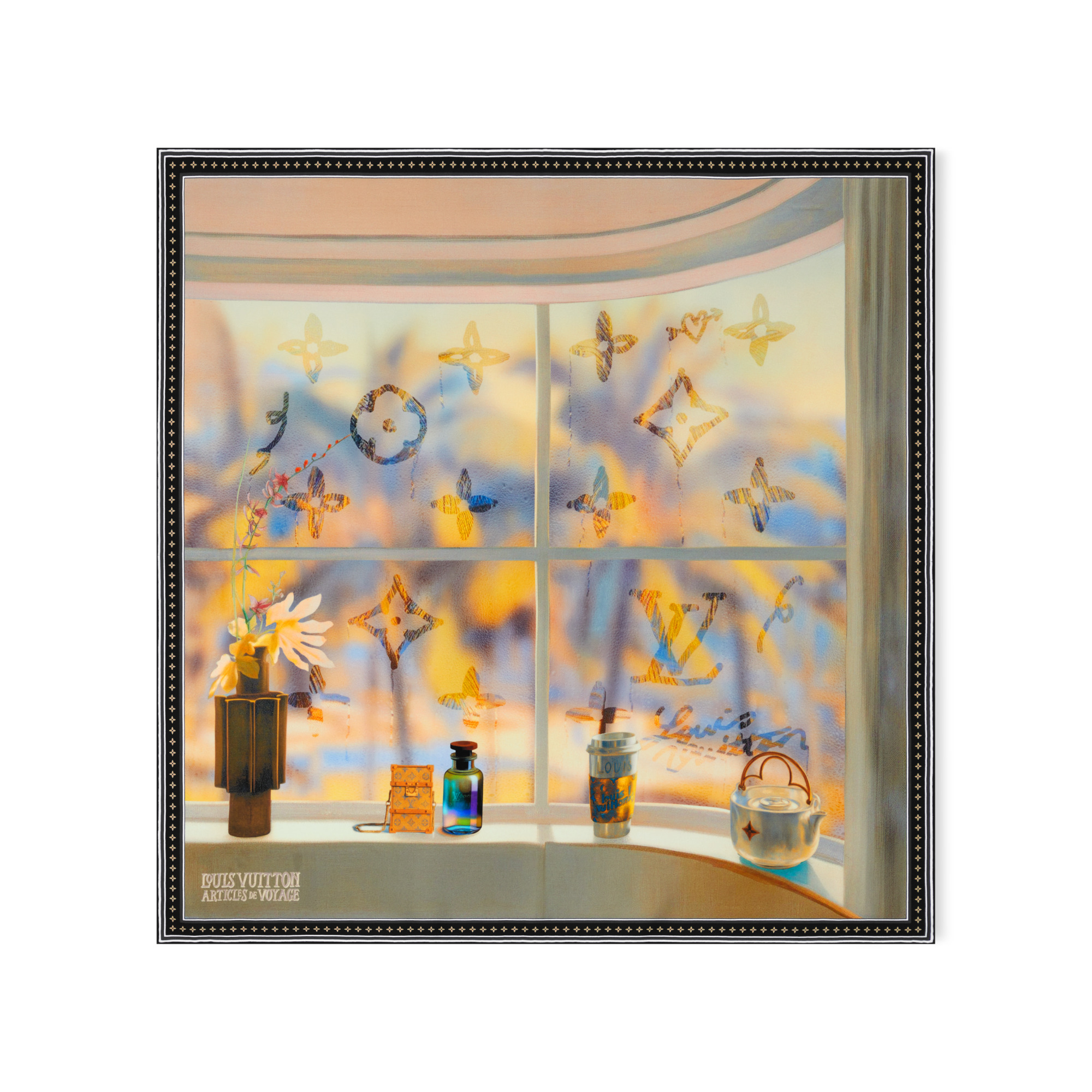 Window View Silk Square 1