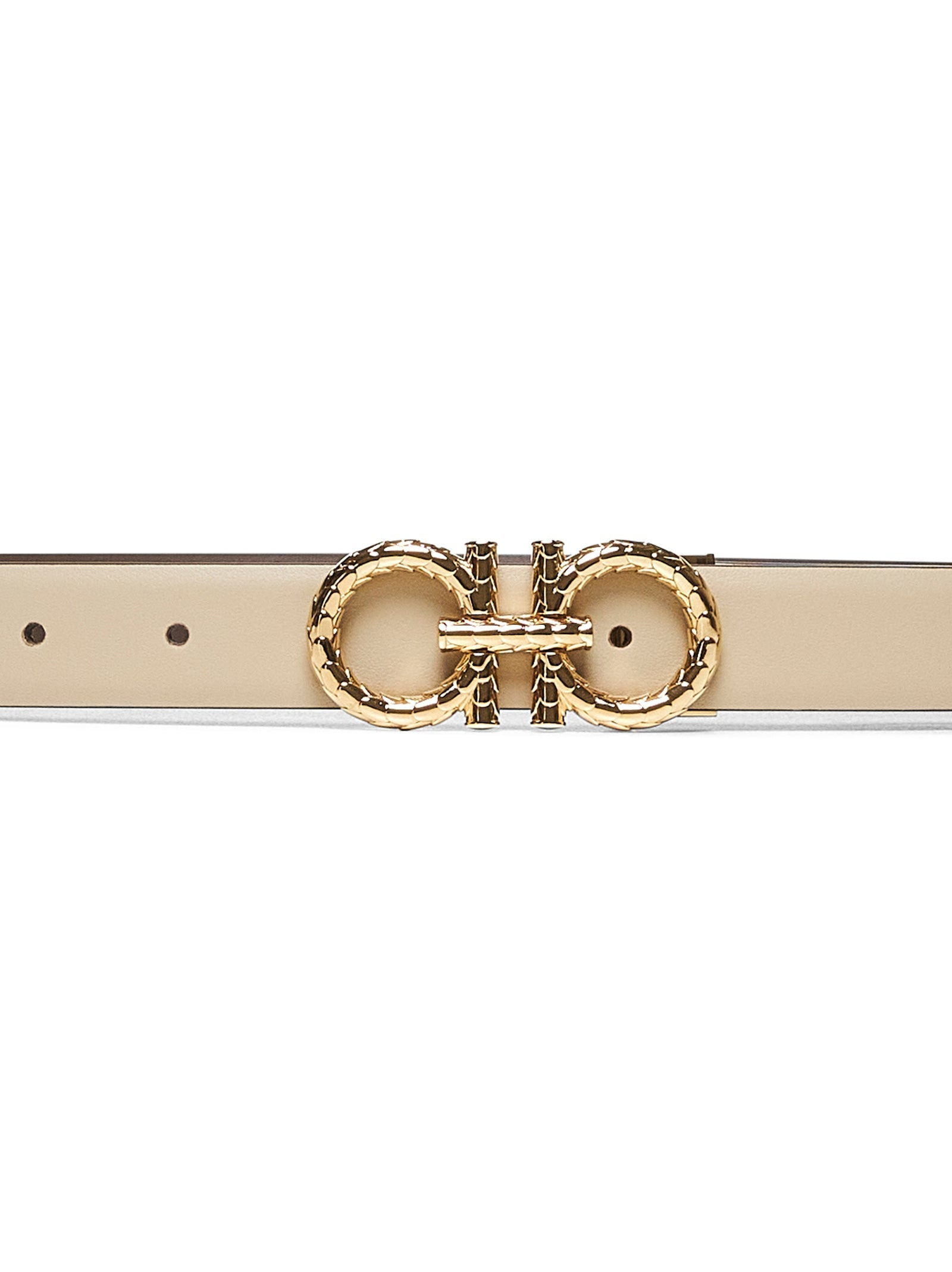 Ferragamo Women Stone Reversible Gancini Belt - 2