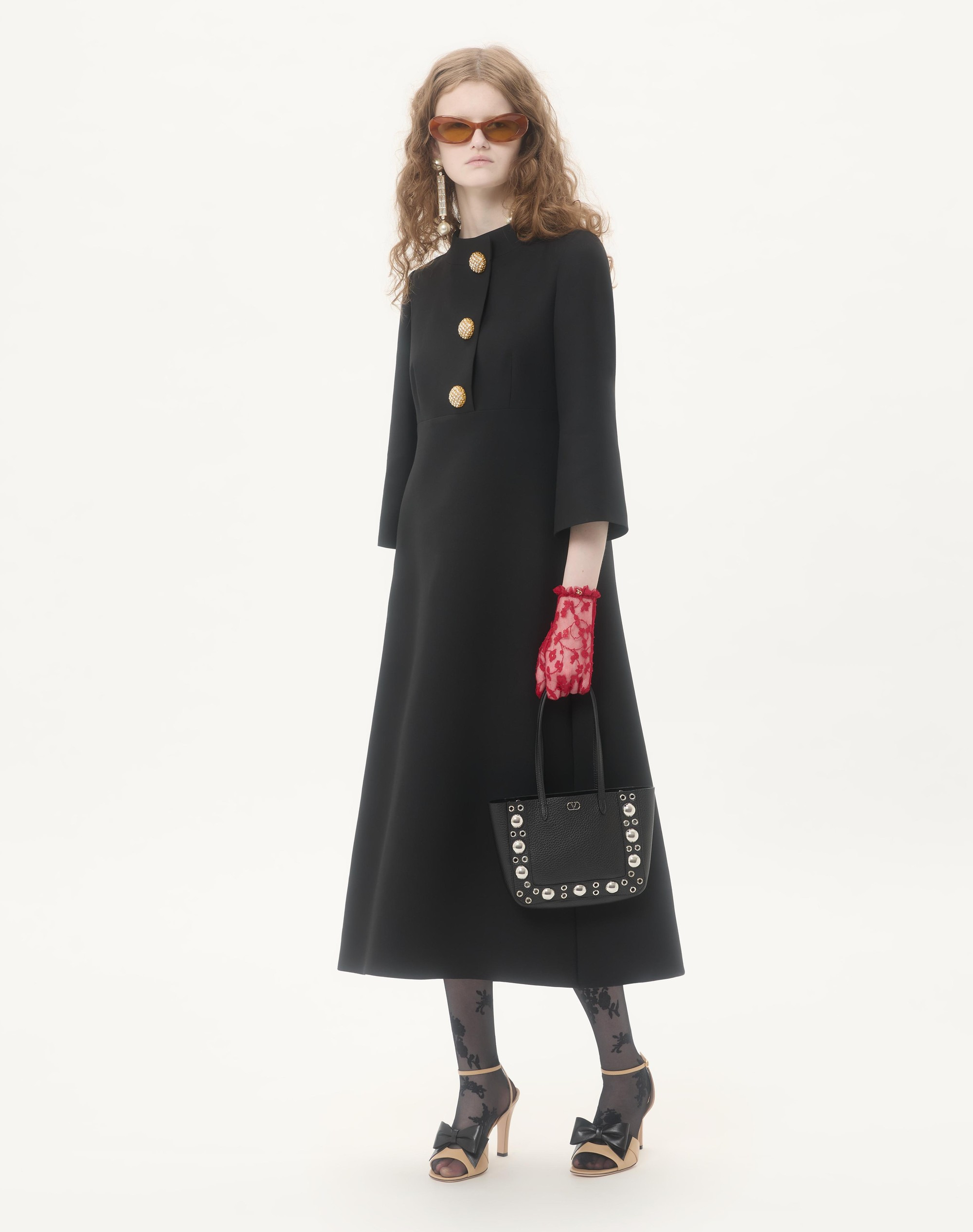 VALENTINO GARAVANI NELLCÔTE MINI SHOPPING BAG IN GRAINY CALFSKIN - 2