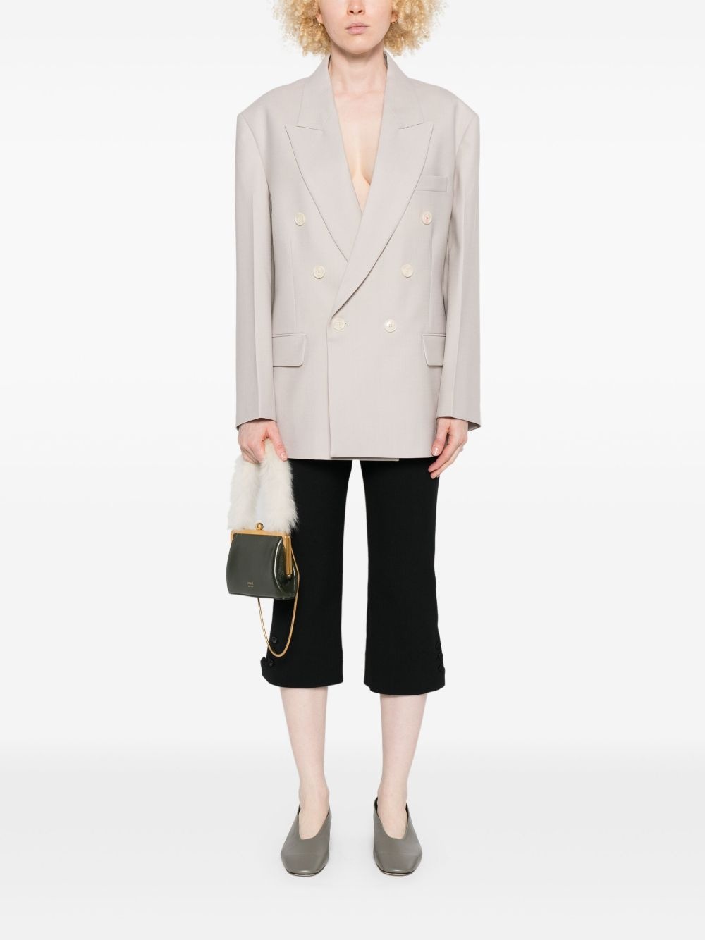double-breasted blazer - 2