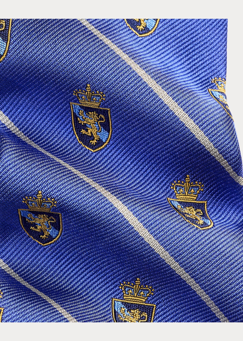Striped Silk Repp Club Tie 3
