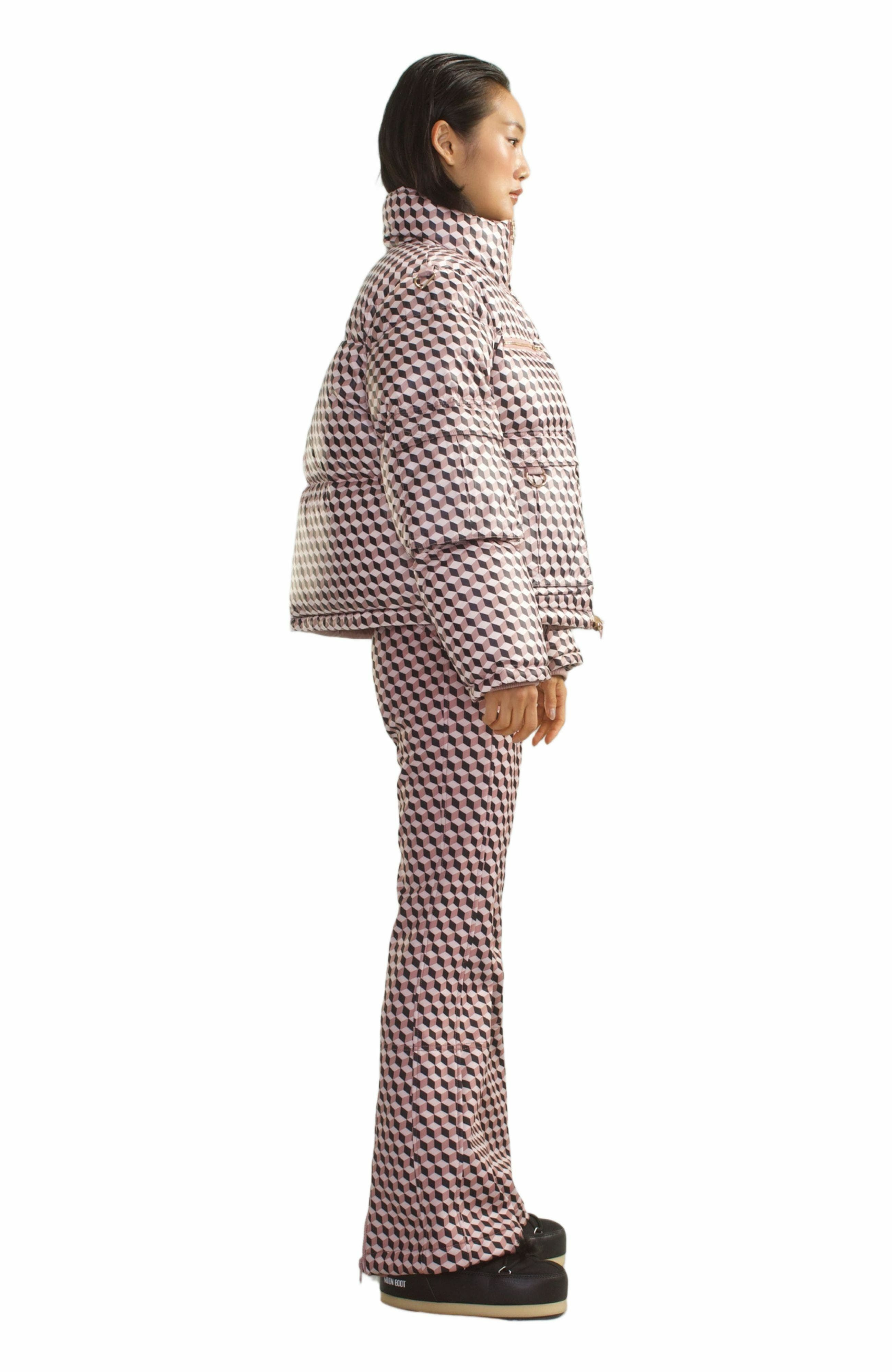 Cynthia Rowley Backcountry Puffer Jacket in Taupe Multi at Nordstrom - 2