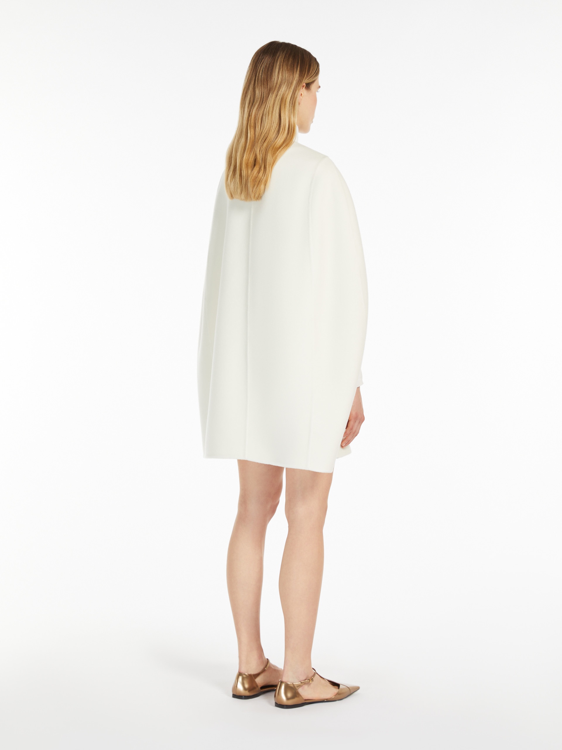 PLACIDO Cashmere mouflon cape - 4