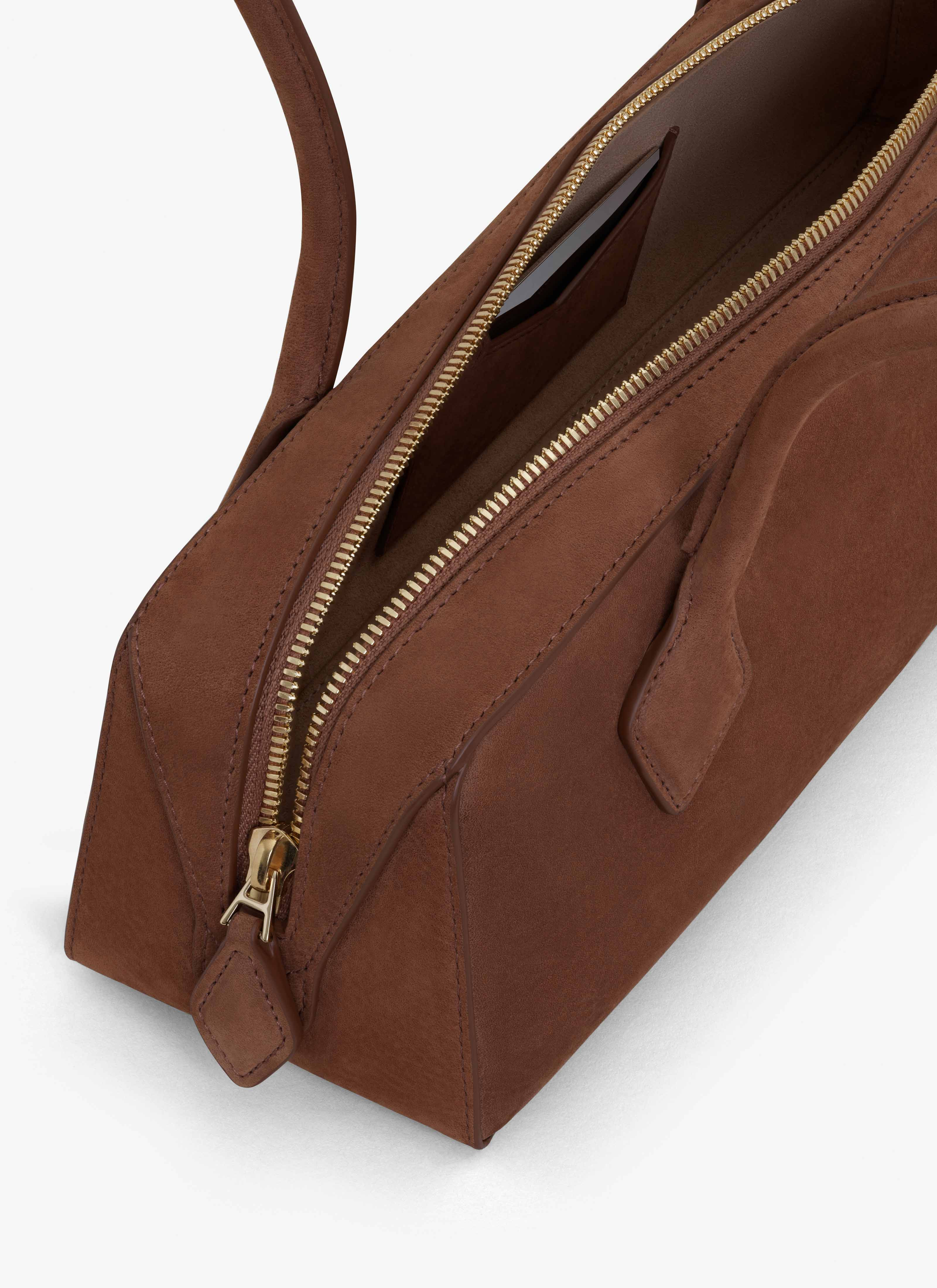 LE TECKEL MEDIUM BAG IN NUBUK CALFSKIN - 5