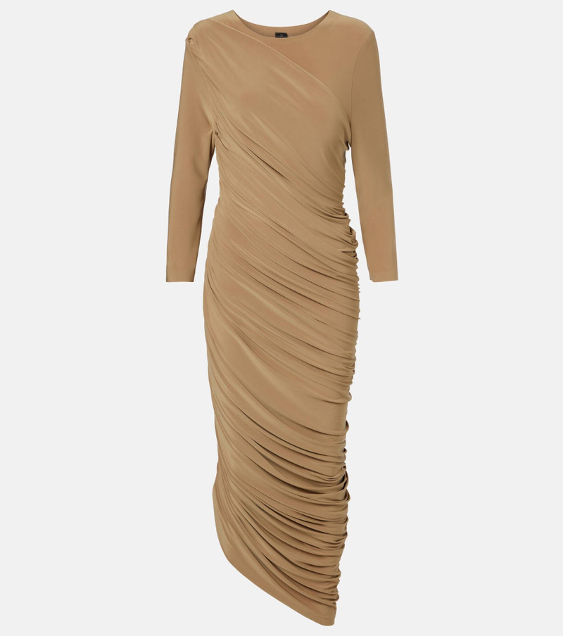 Diana ruched jersey cocktail dress 1