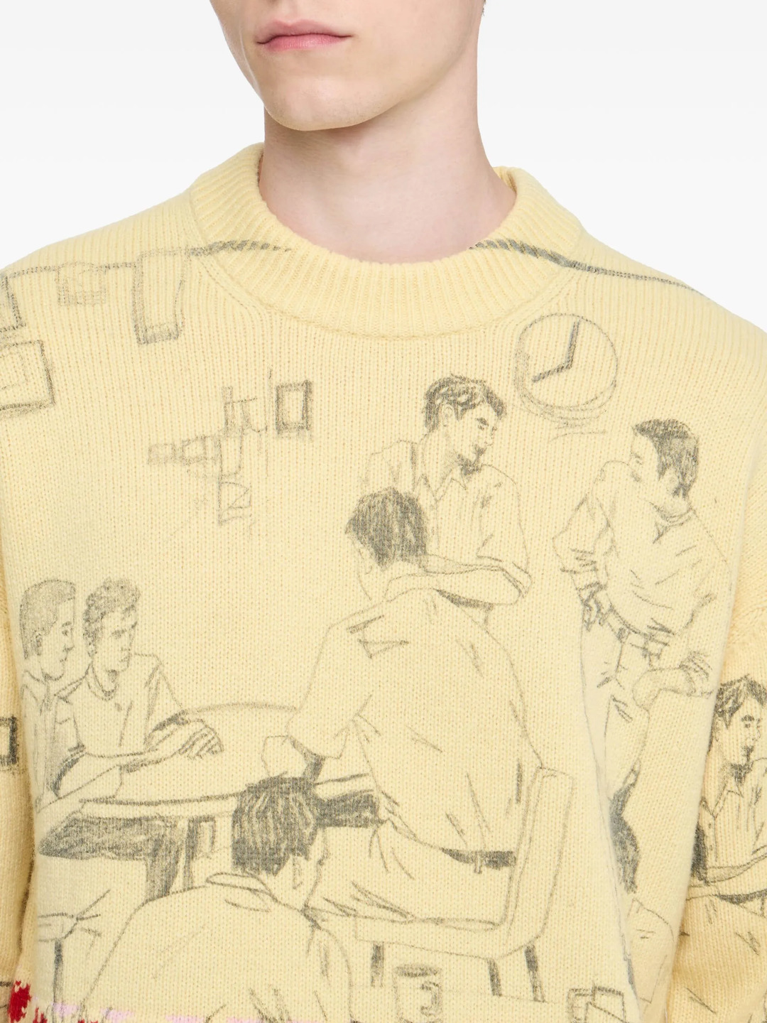 Print Jacquard Jumper - 5