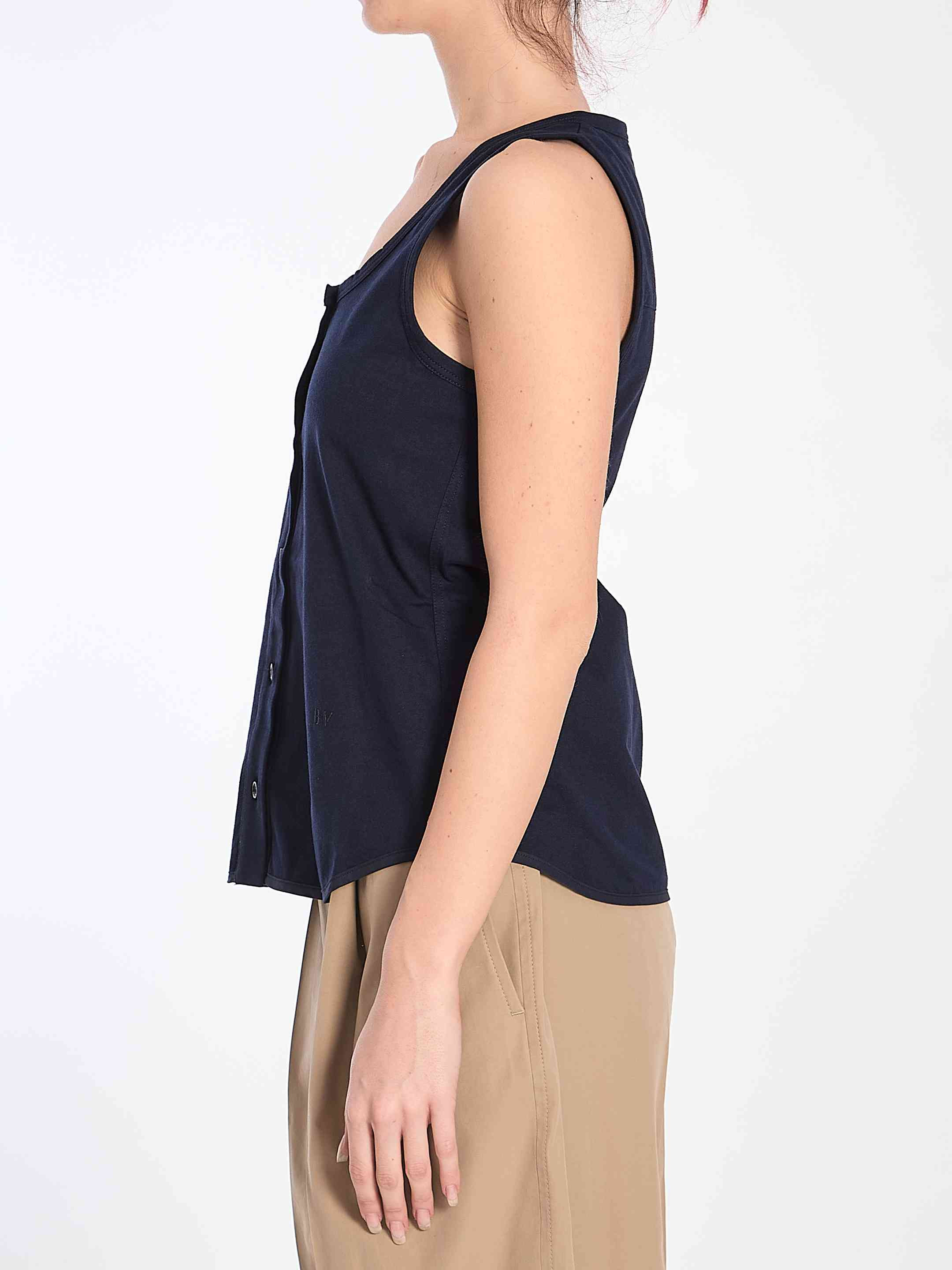 Bottega Veneta Women Tank Top With Buttons - 3
