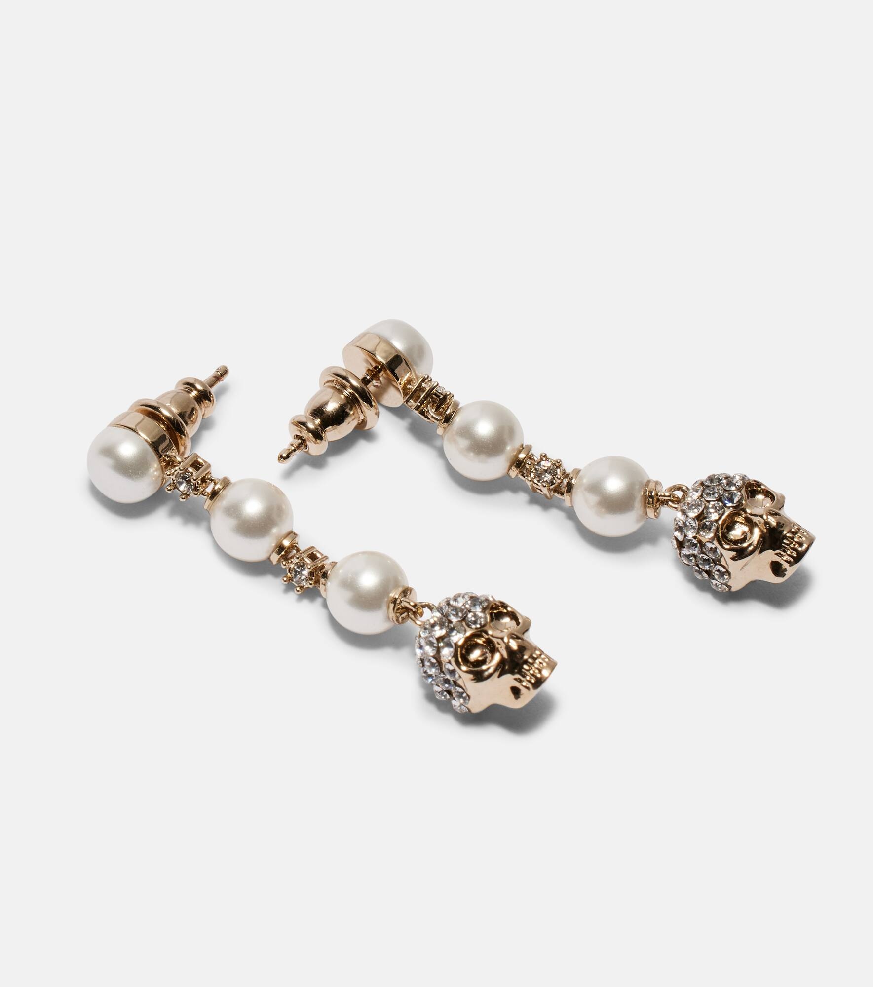 Crystal-embellished drop earrings - 4