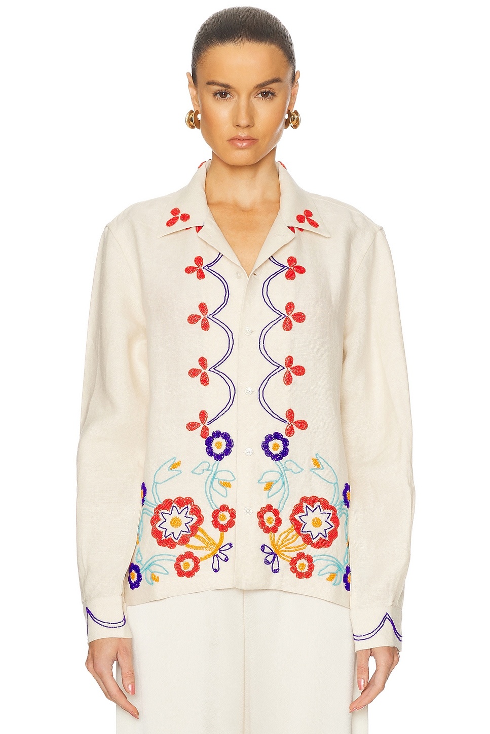 Beaded Garden Party Shirt - 2