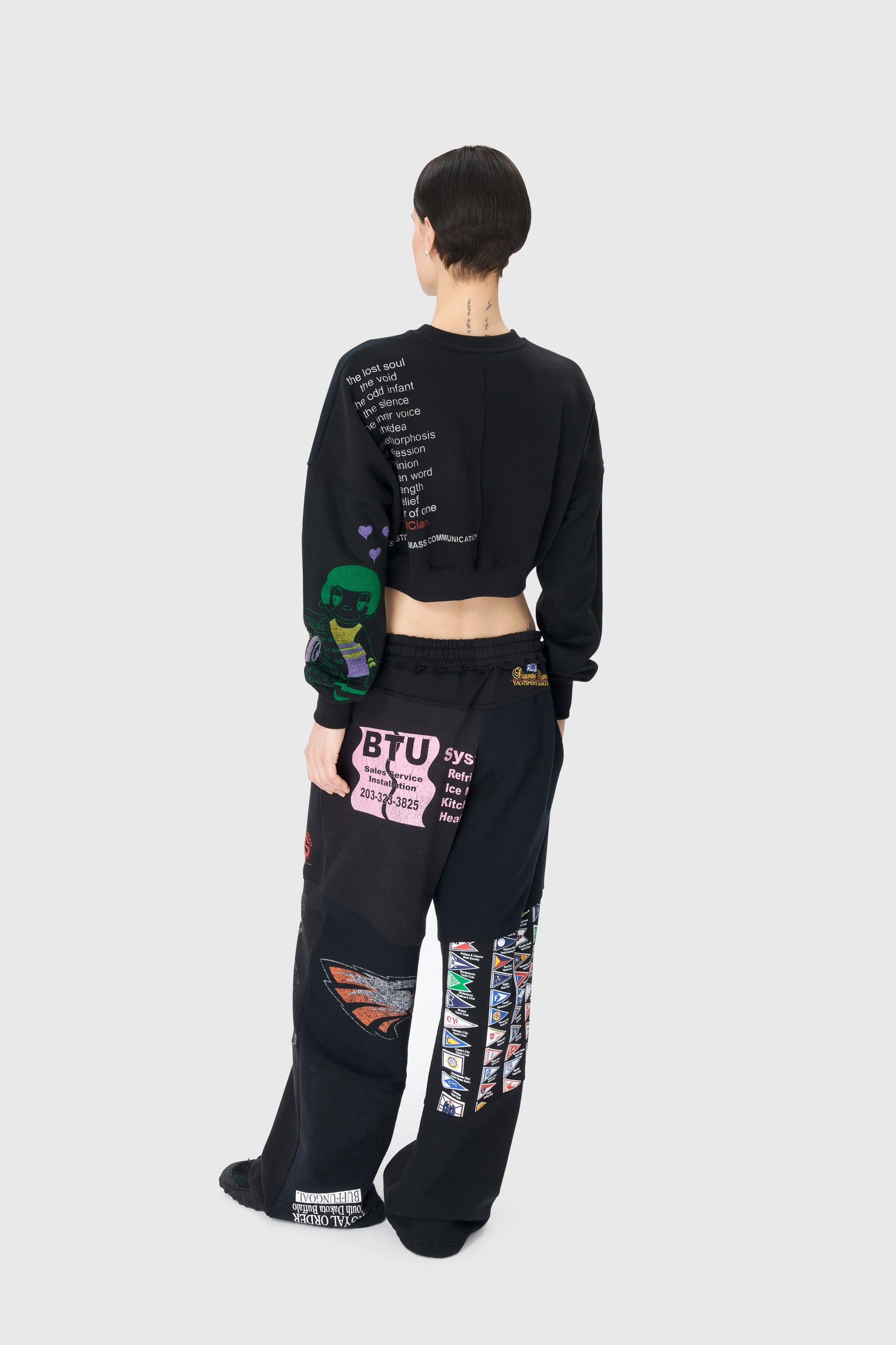 Regenerated Graphic Sweatshirts Sweatpants - 3