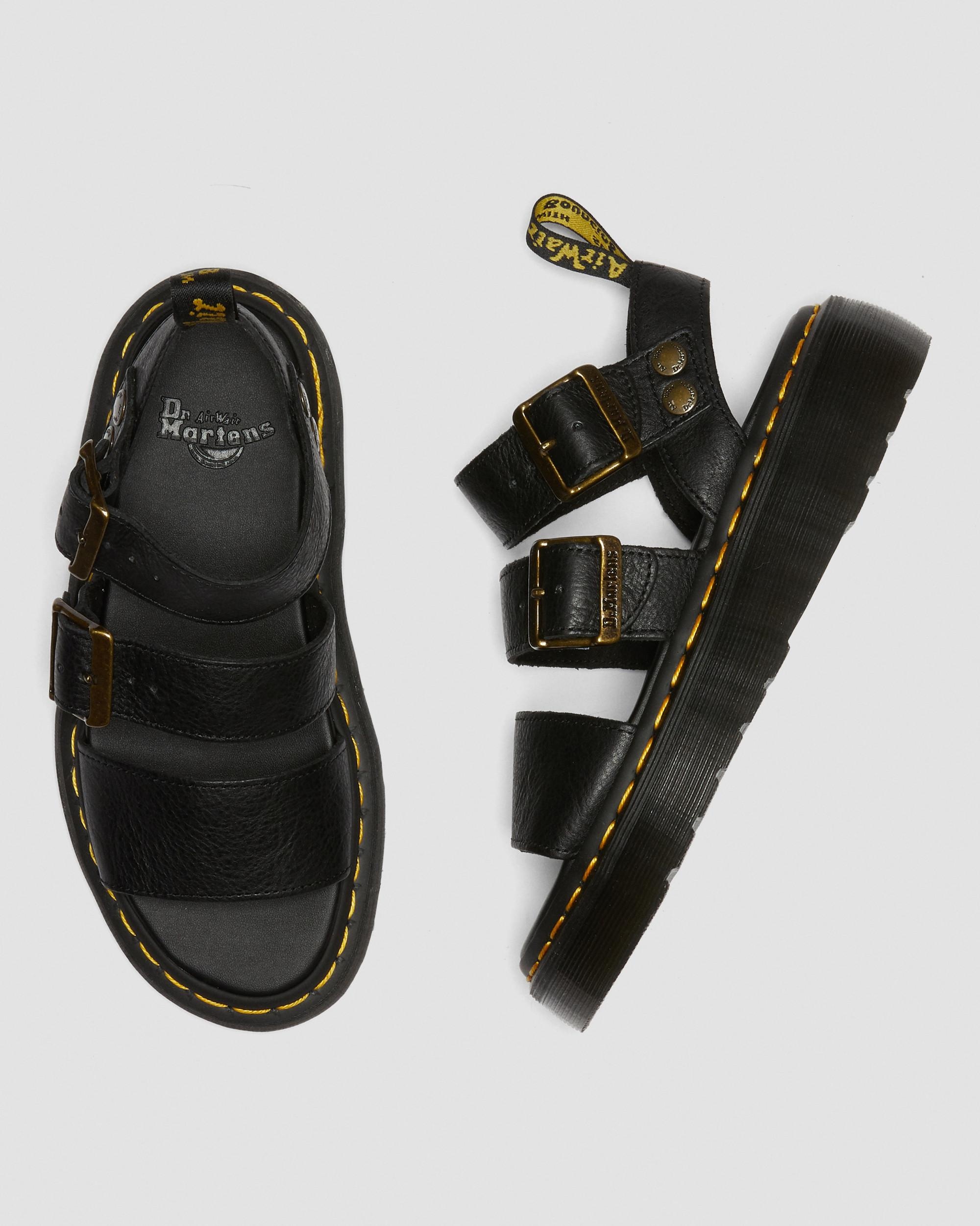 Gryphon Pisa Leather Platform Sandals - 4