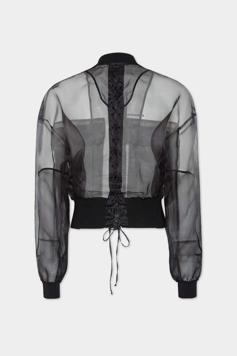DSQUARED2 X-RAY SHEER BOMBER outlook