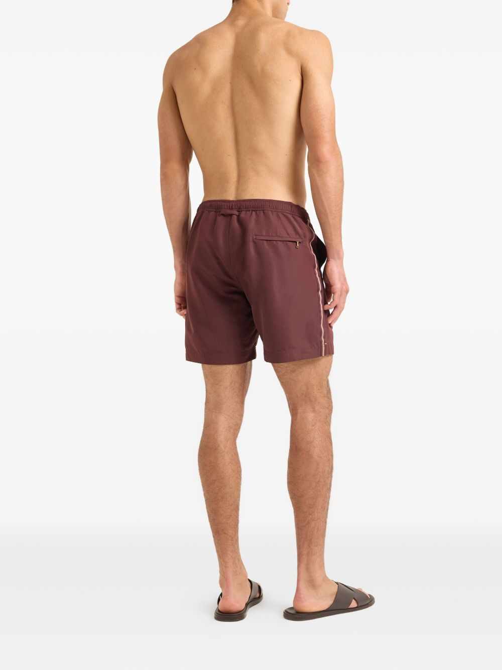 Bulldog stripe swim shorts - 3