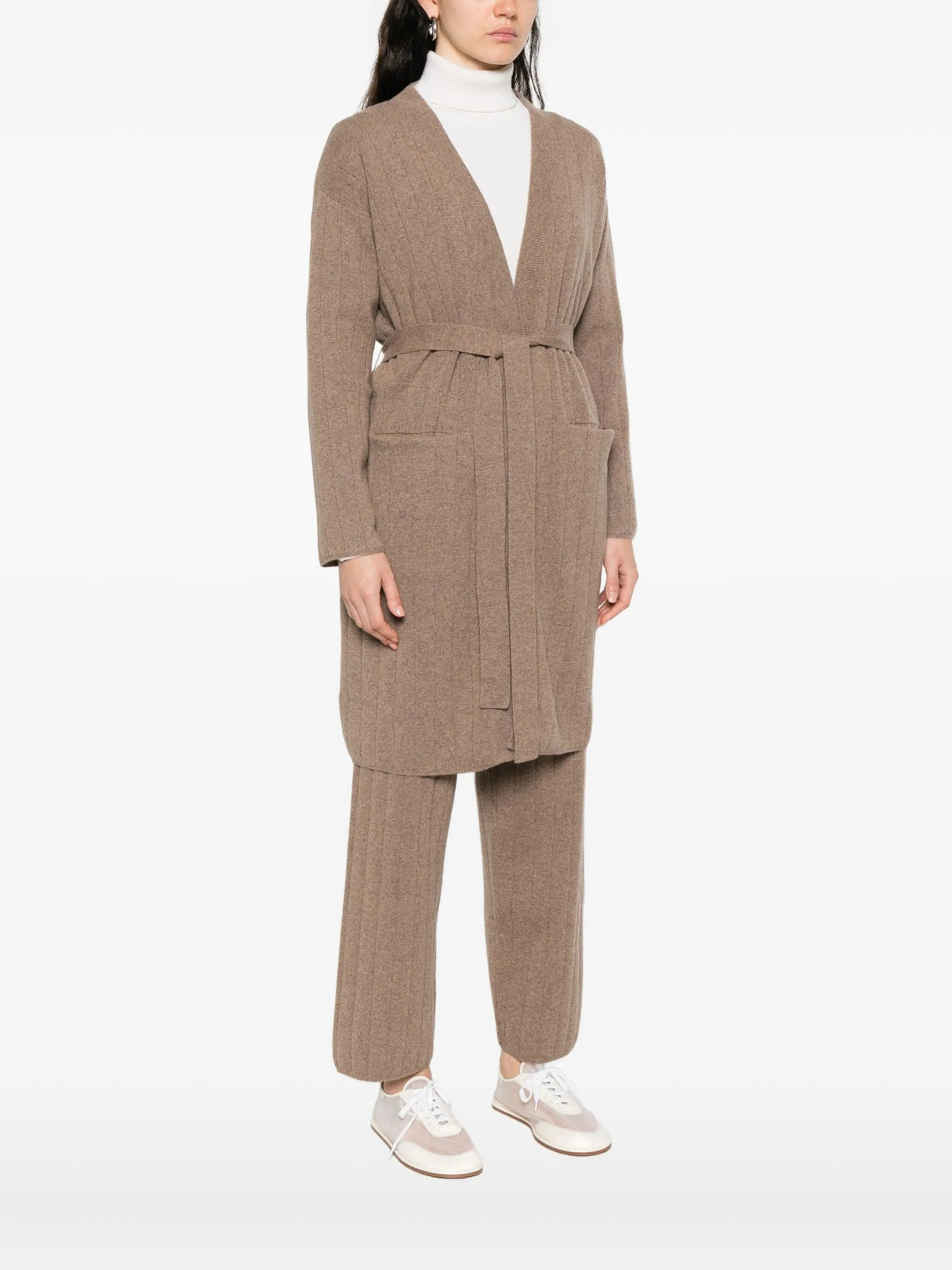 Max Mara Ribbed Belted Cardigan - 3