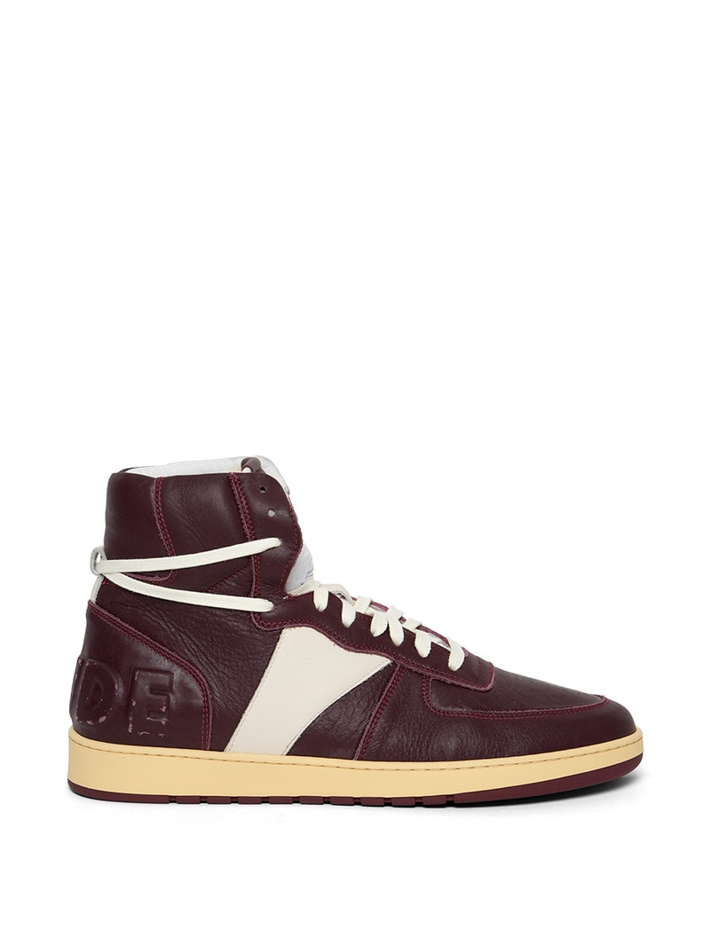 Rhecess Hi Top Sneaker Maroon - 1
