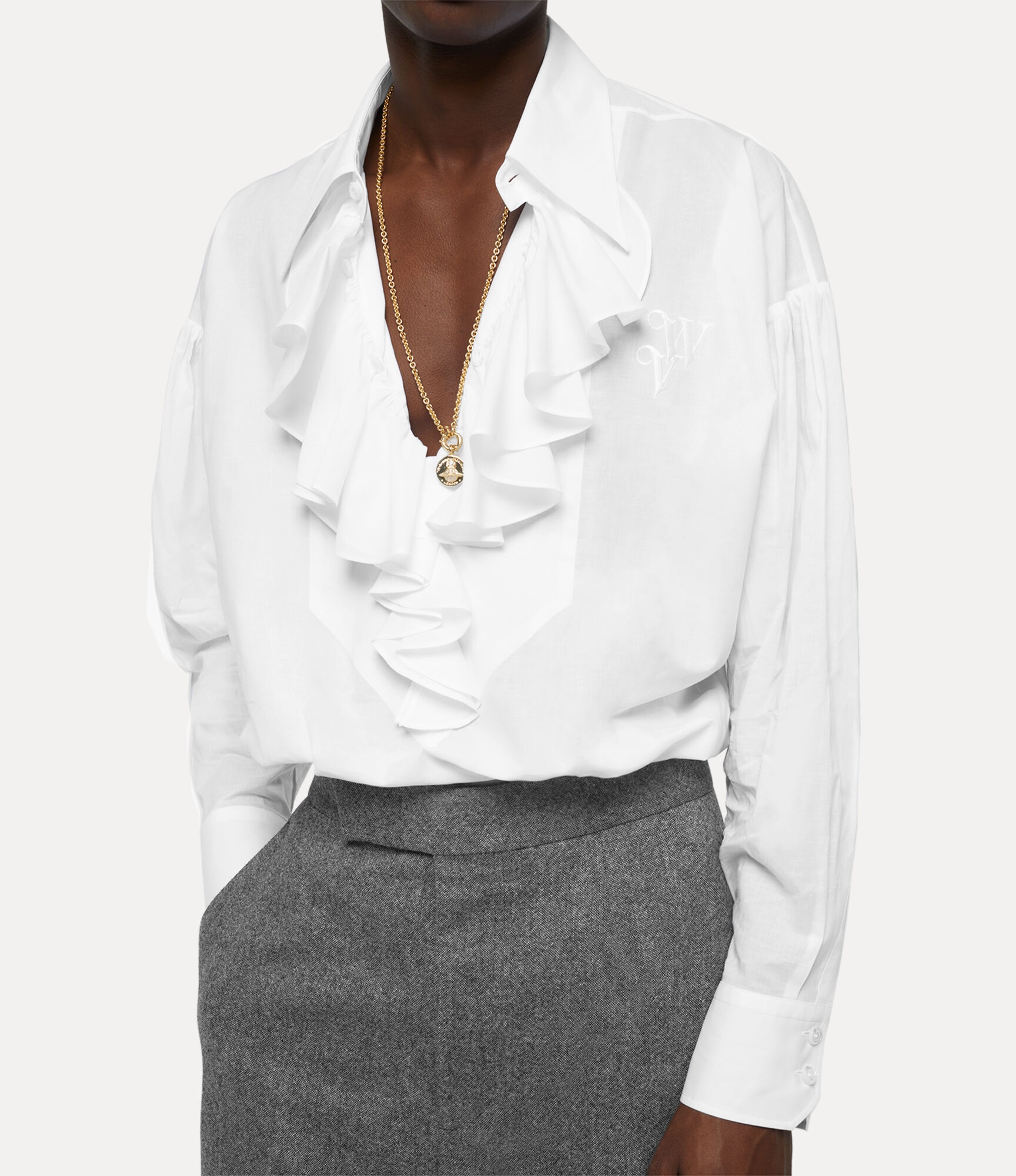 FRILL SHIRT - 4