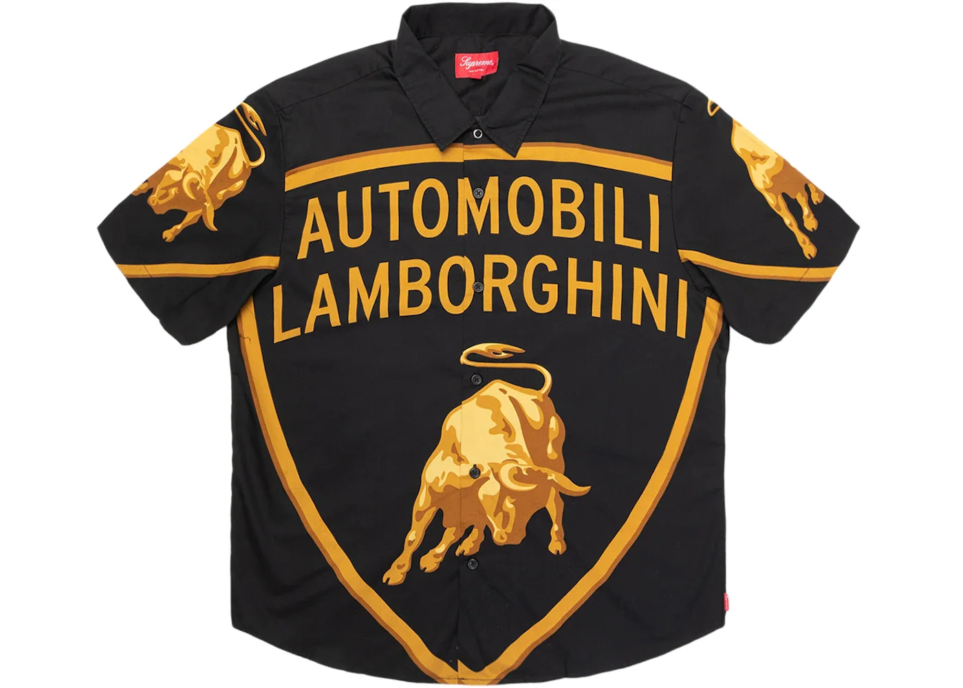 Supreme Automobili Lamborghini S/S Shirt Black - 1
