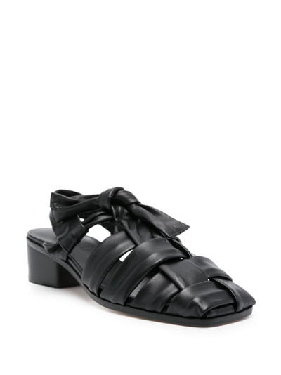 HEREU 50mm leather sandals outlook