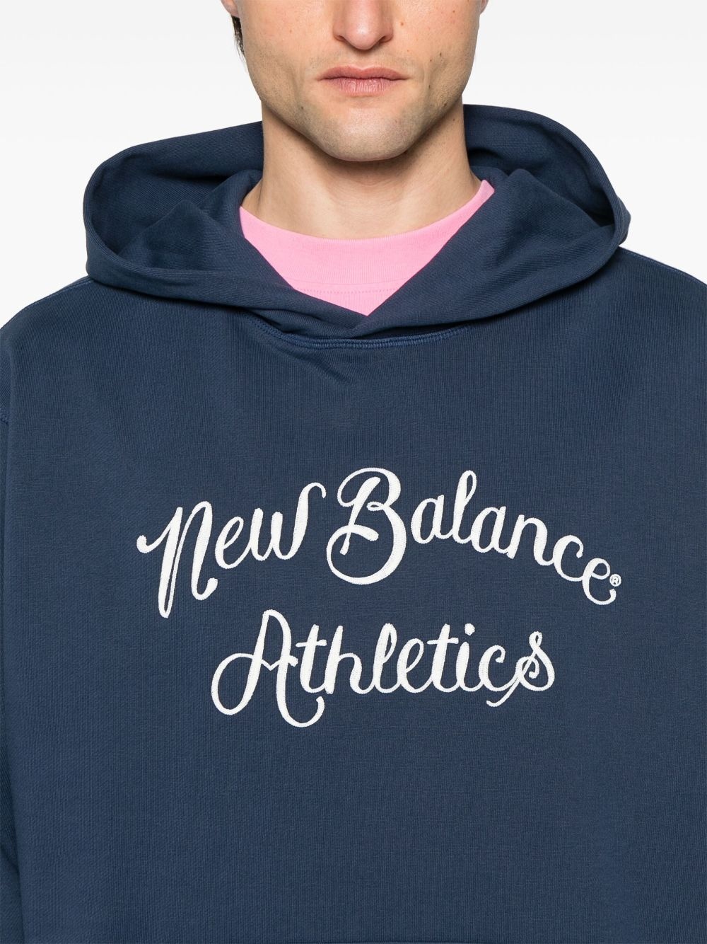 logo-embroidered hoodie - 5