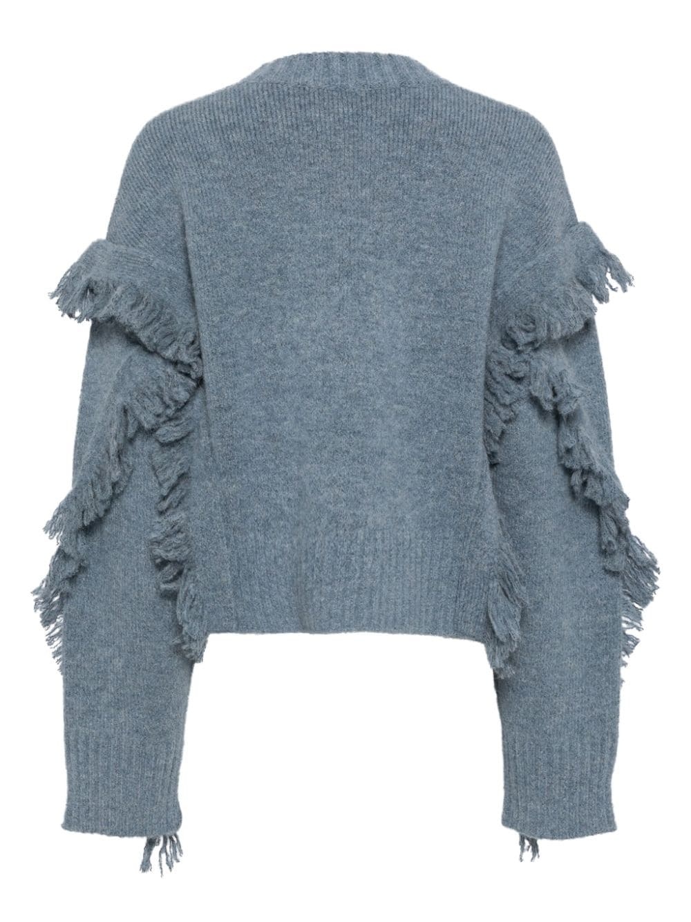Fringe crew-neck jumper - 2