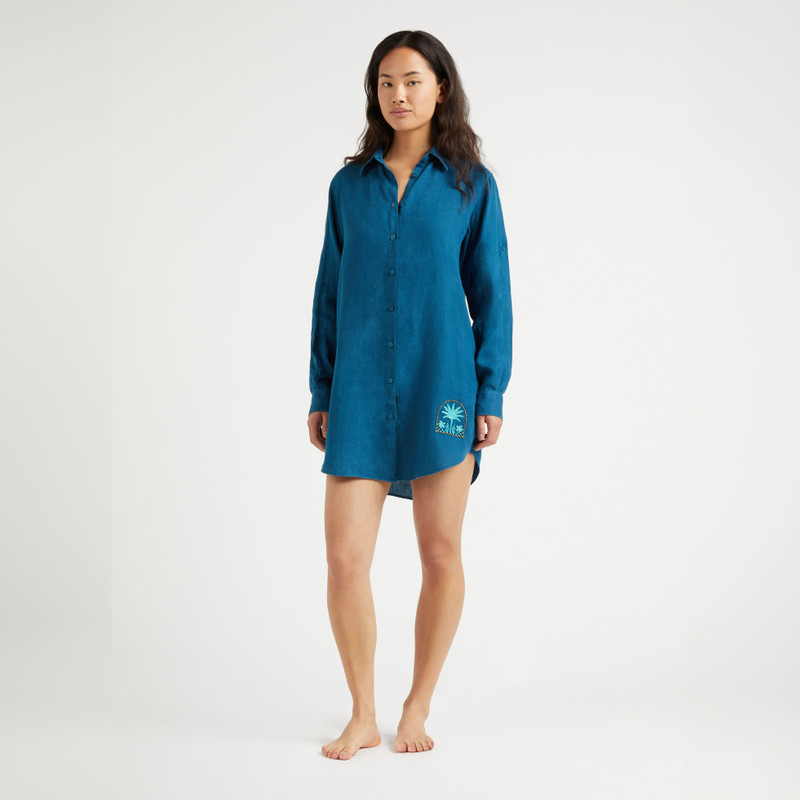 Vilebrequin Women Linen Dress Shirt - Vilebrequin x Abu Dhabi outlook