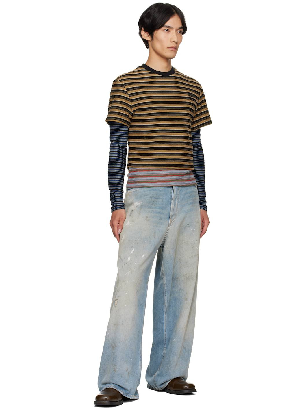 Multicolor Stripe LS T-shirt - 4