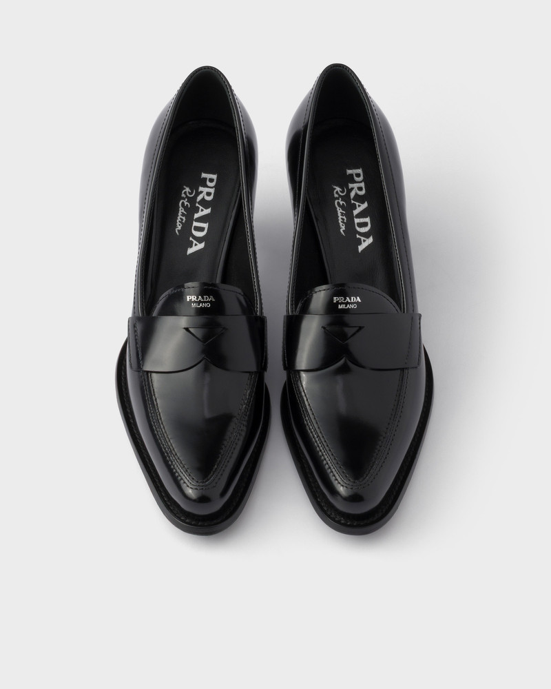 Brushed leather loafers 3