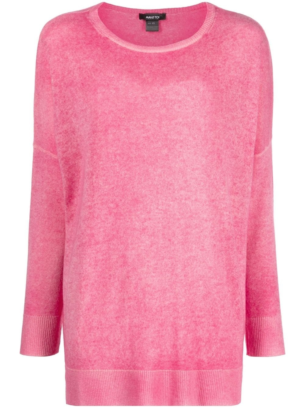 cashmere knitted jumper - 1
