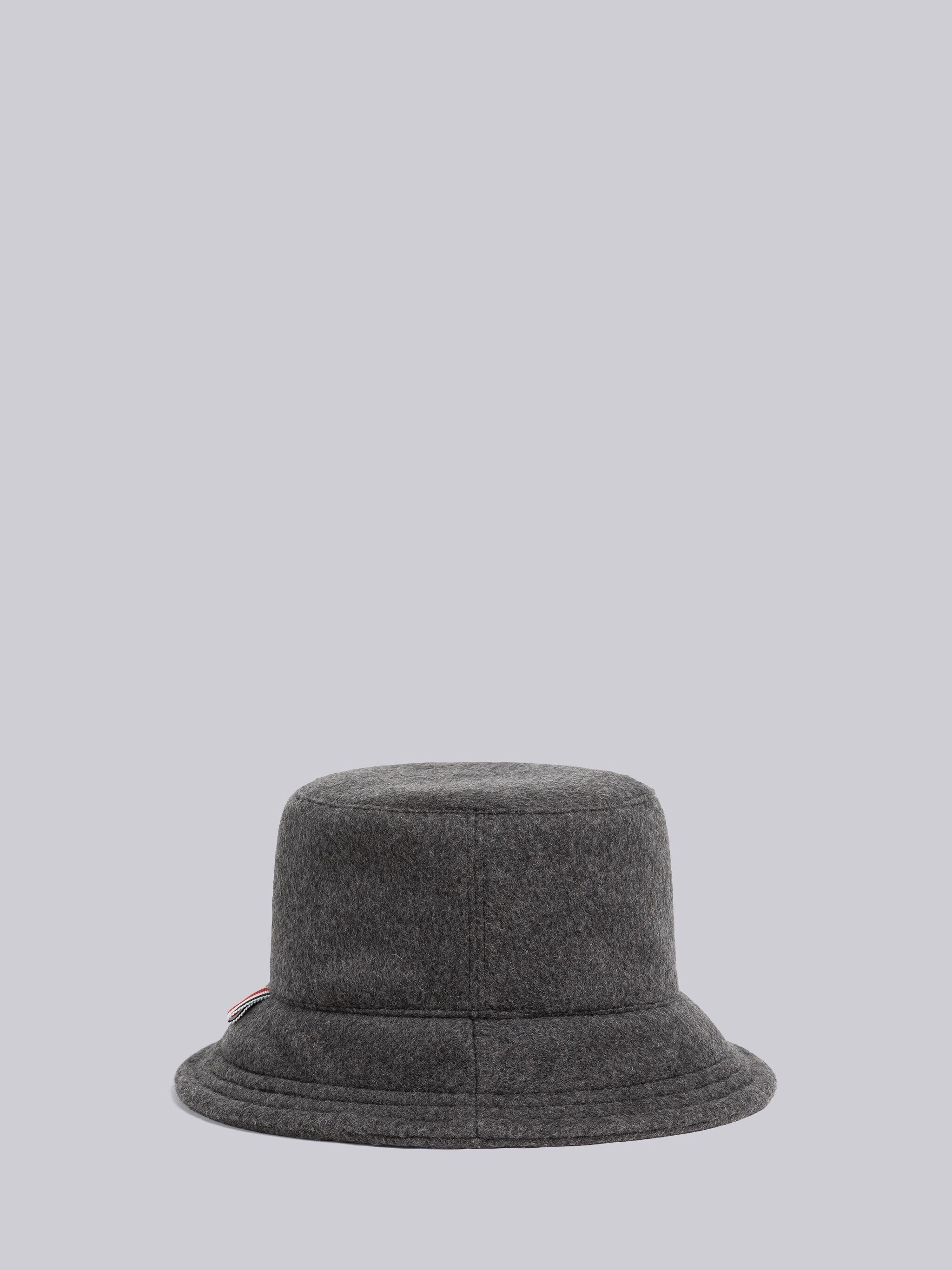 Military Weight Cashmere Bucket Hat - 3