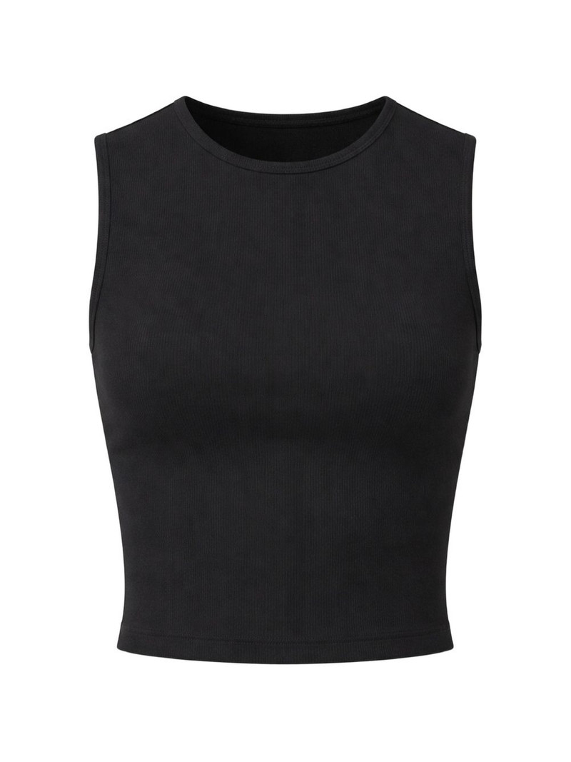 cropped round-neck tank top 1