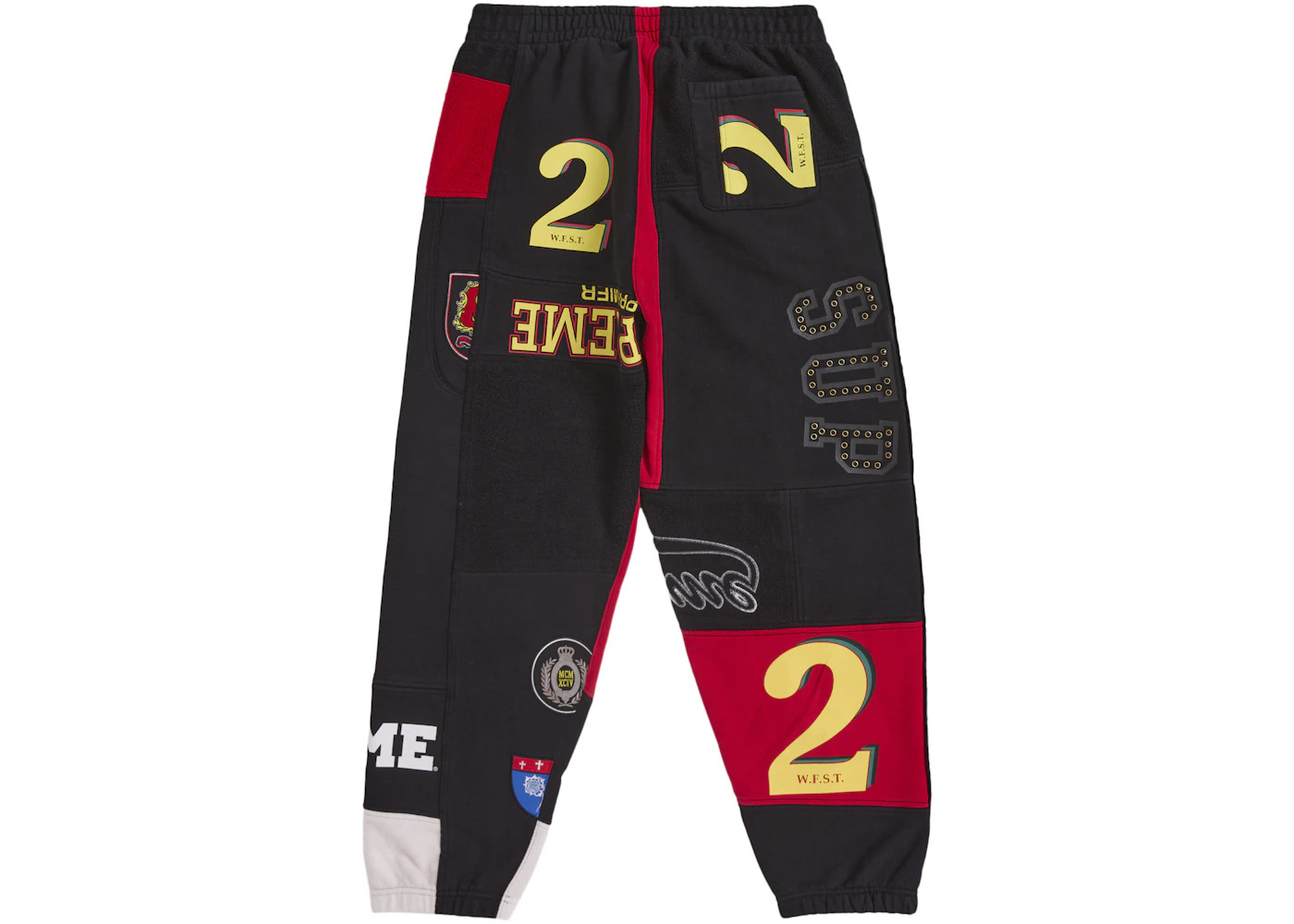 Supreme Patchwork Sweatpant (SS25) Black - 2
