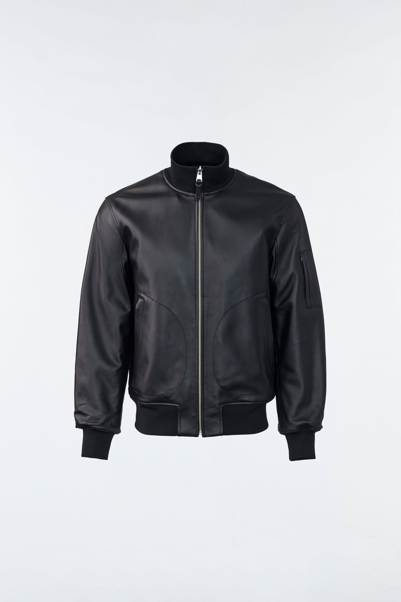 EASTON 2-in-1 lamb leather bomber jacket 1
