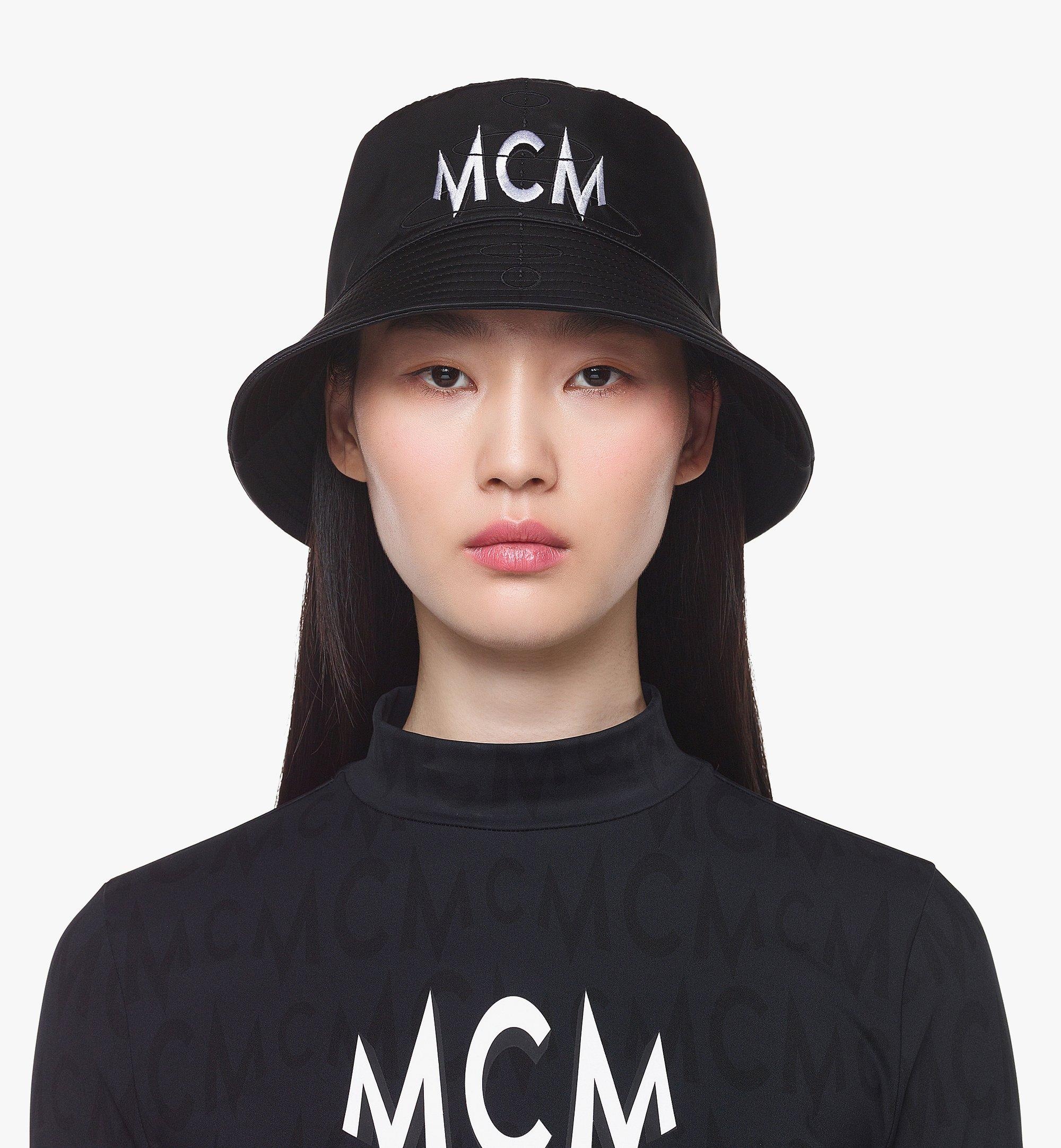 Logo Embroidery Bucket Hat in Nylon Twill - 2