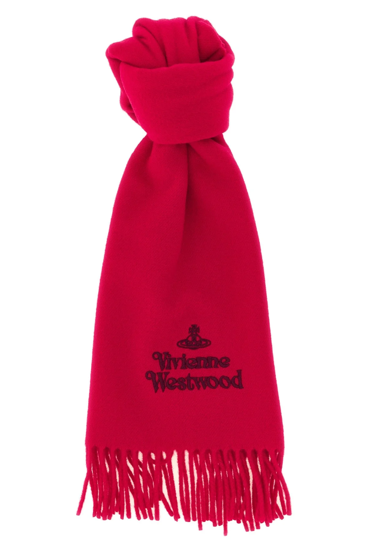 Scarf With Embroidered Logo - 1