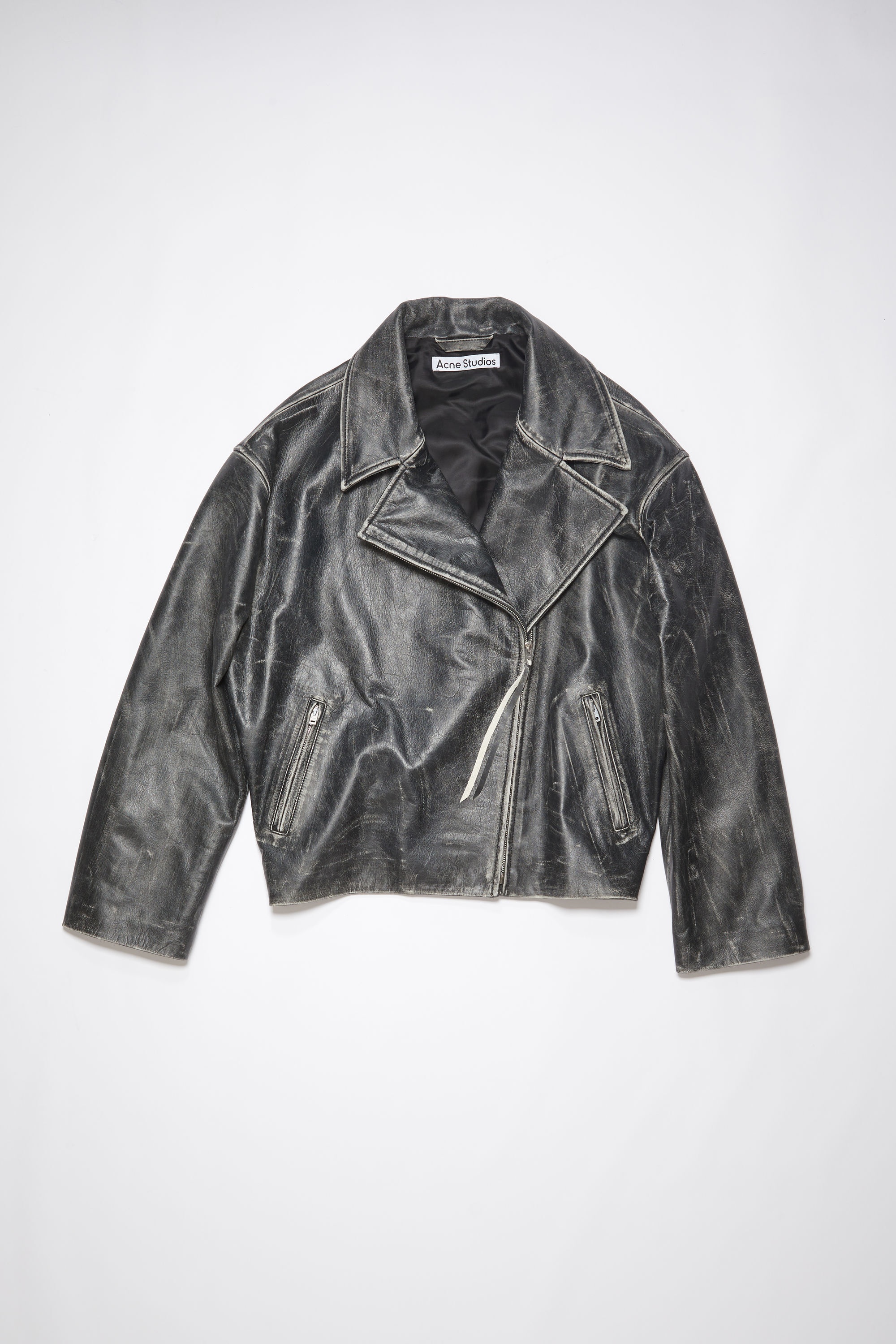 Leather jacket - Black - 6