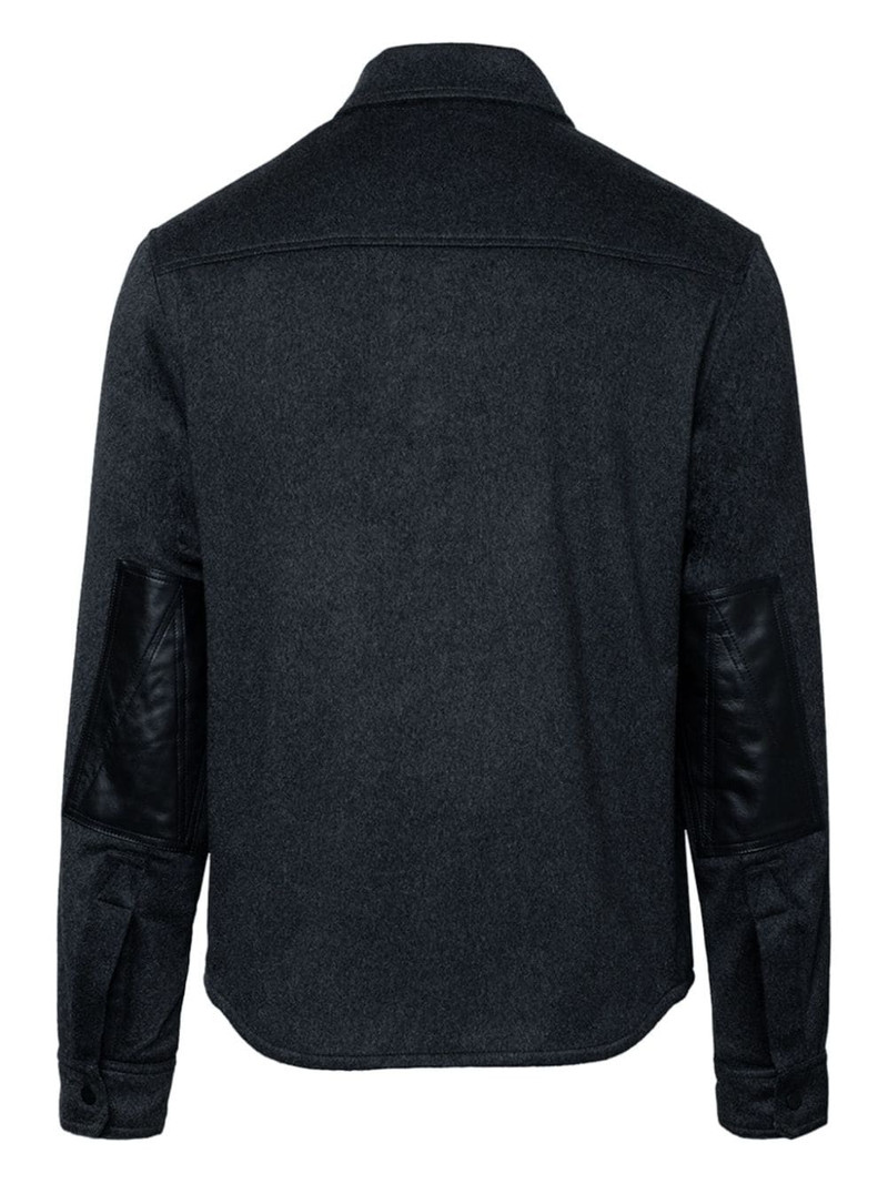 Lenado padded cashmere shirt jacket 4