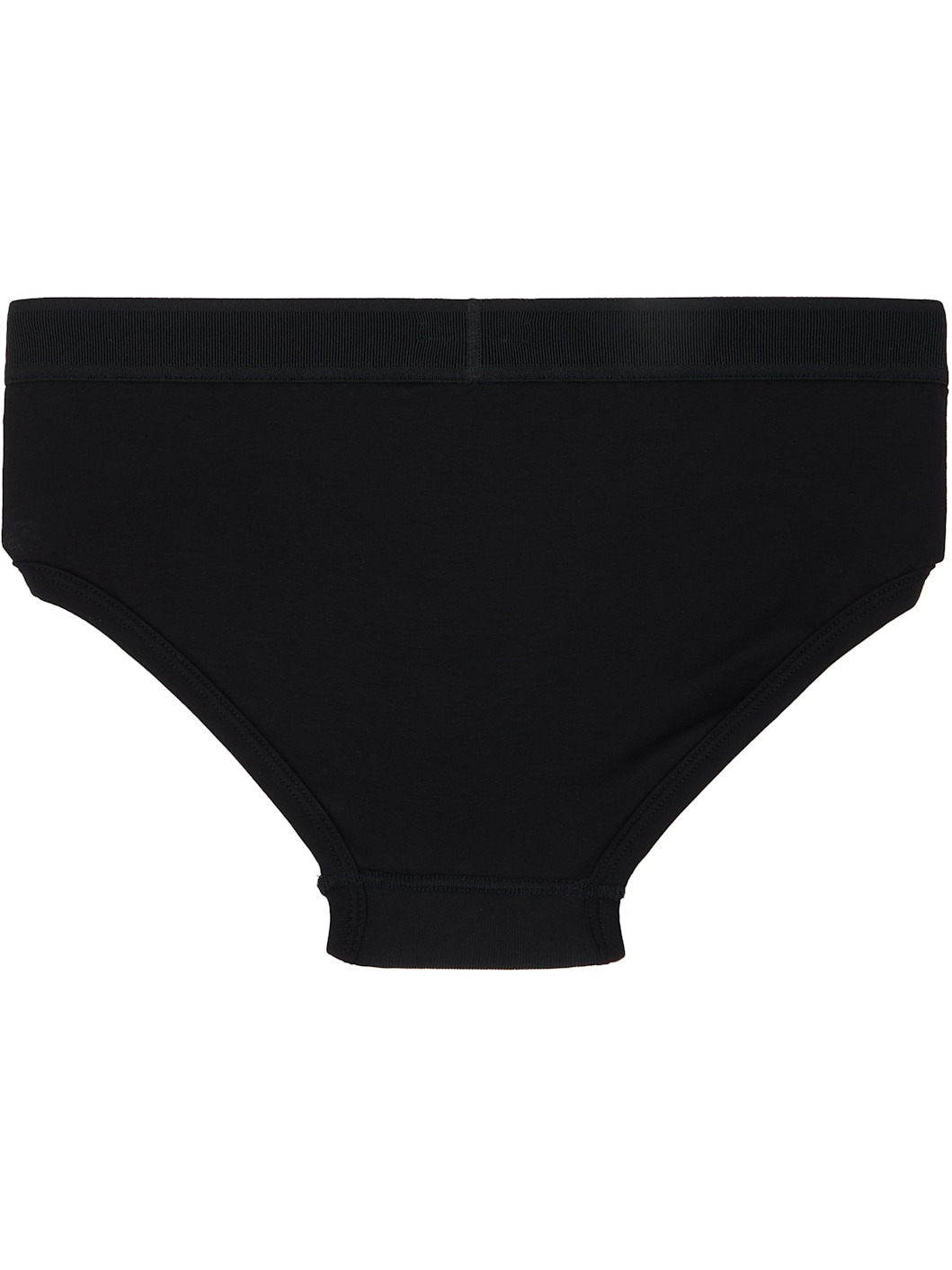 Black Cotton Briefs - 2