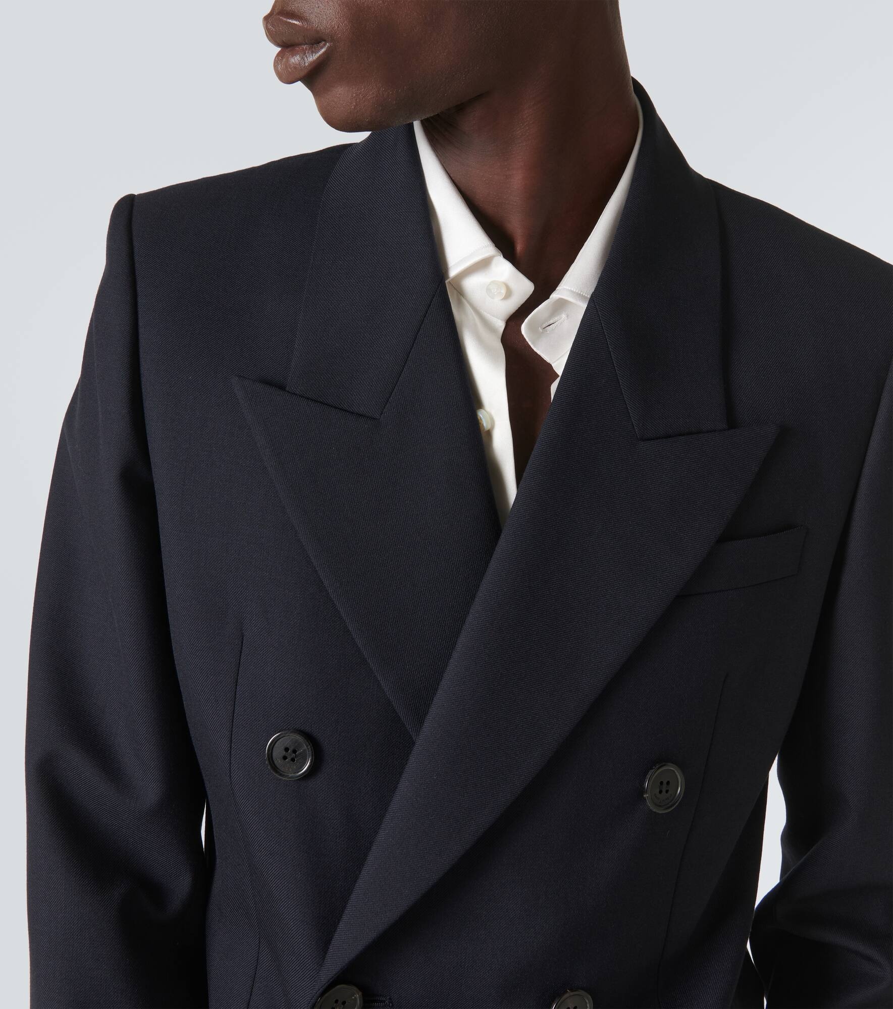 Wool tuxedo jacket - 6
