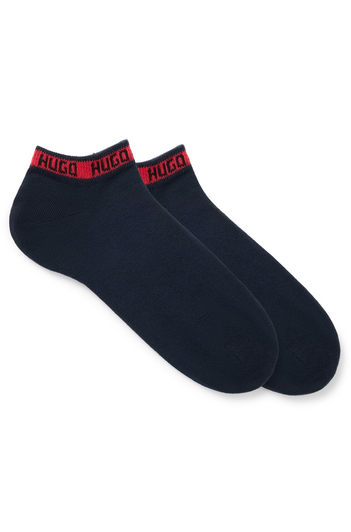 TWO-PACK OF ANKLE-LENGTH SOCKS WITH BRANDED CUFFS - 1