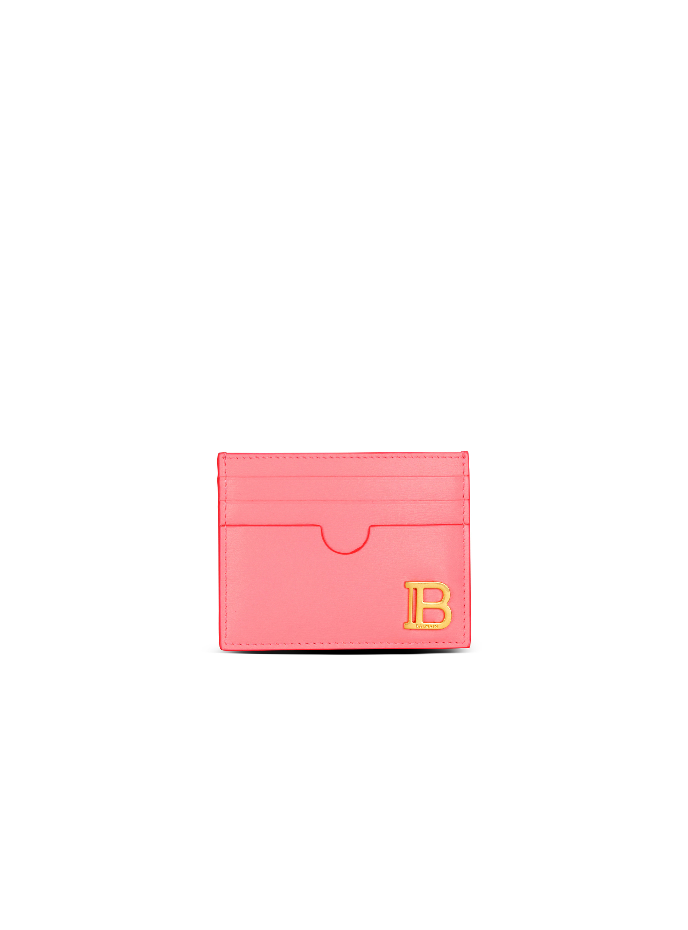 B-Buzz grained leather cardholder - 1