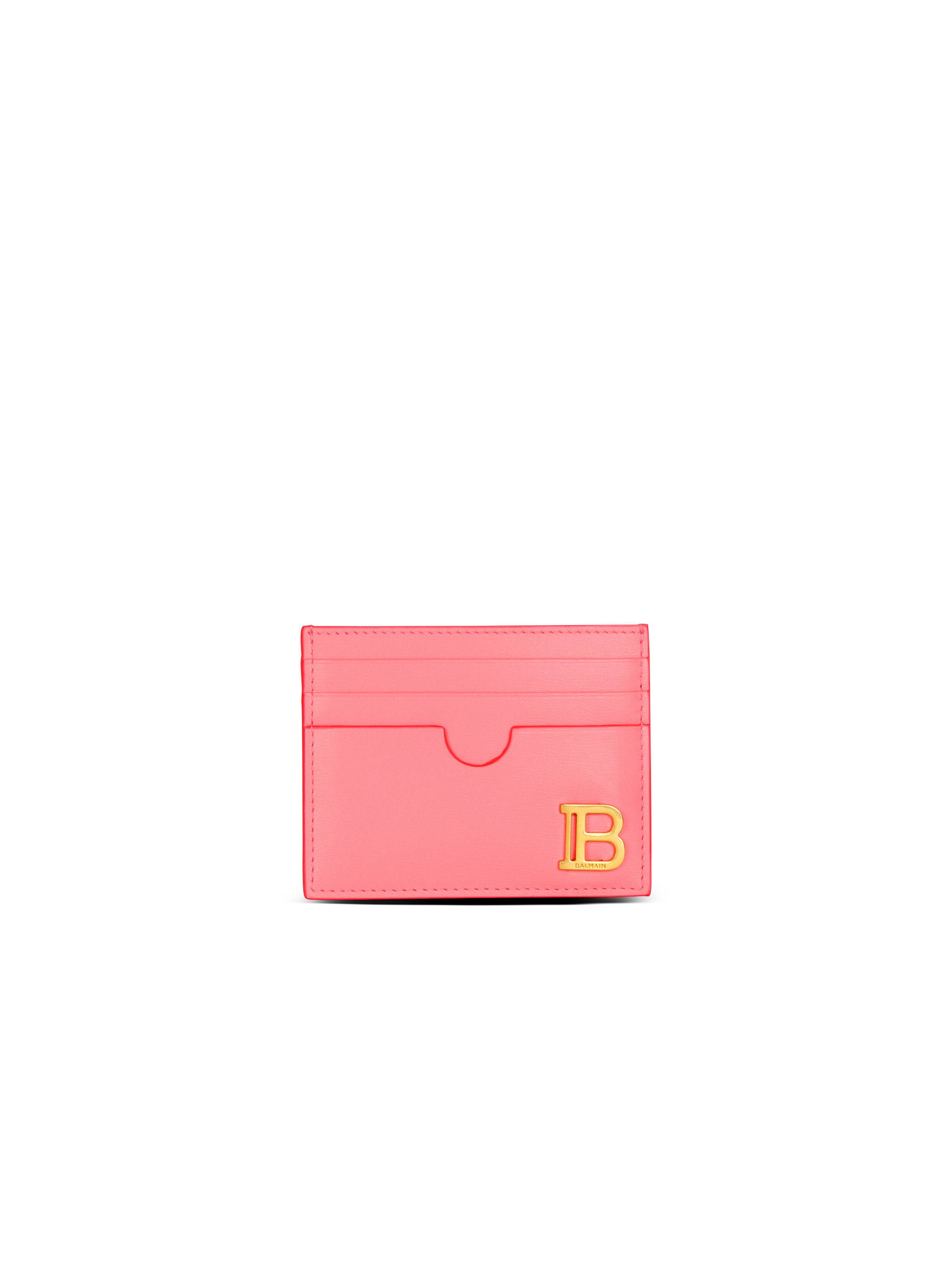 B-Buzz grained leather cardholder - 1
