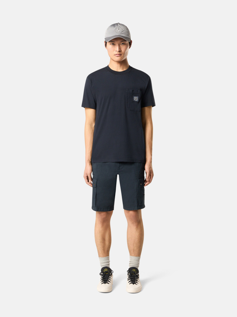 Stone Island 2100219 ORGANIC COTTON JERSEY 'FISSATO' EFFECT outlook