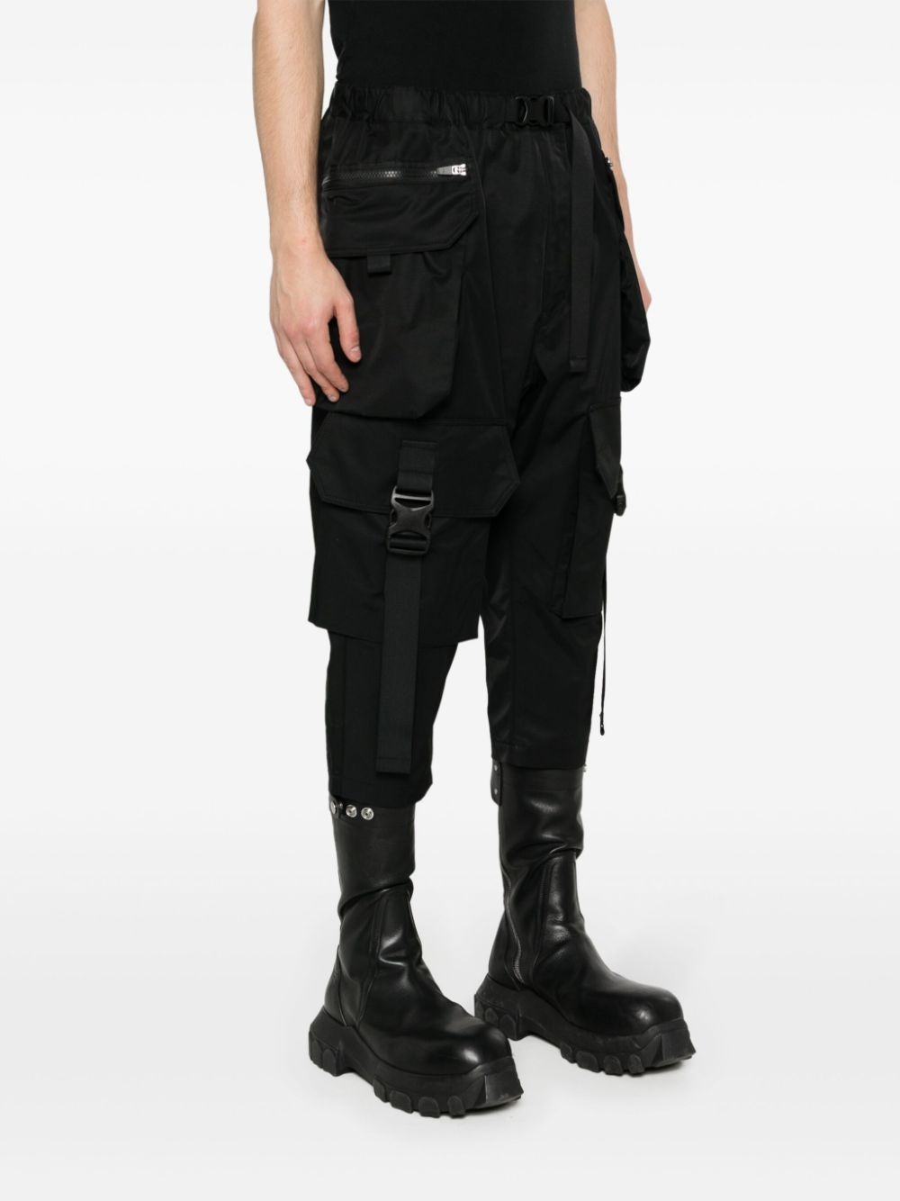 cropped tapered trousers - 3