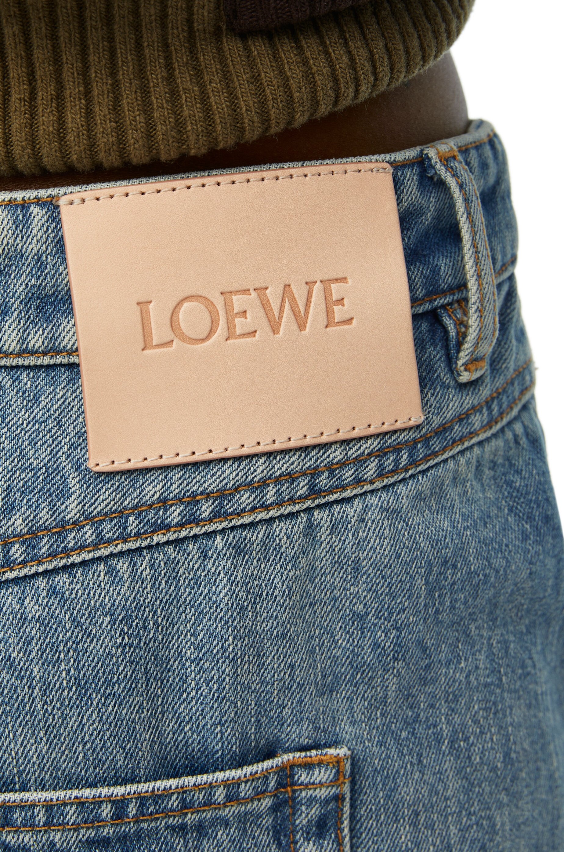 Deconstructed jeans in denim - 5