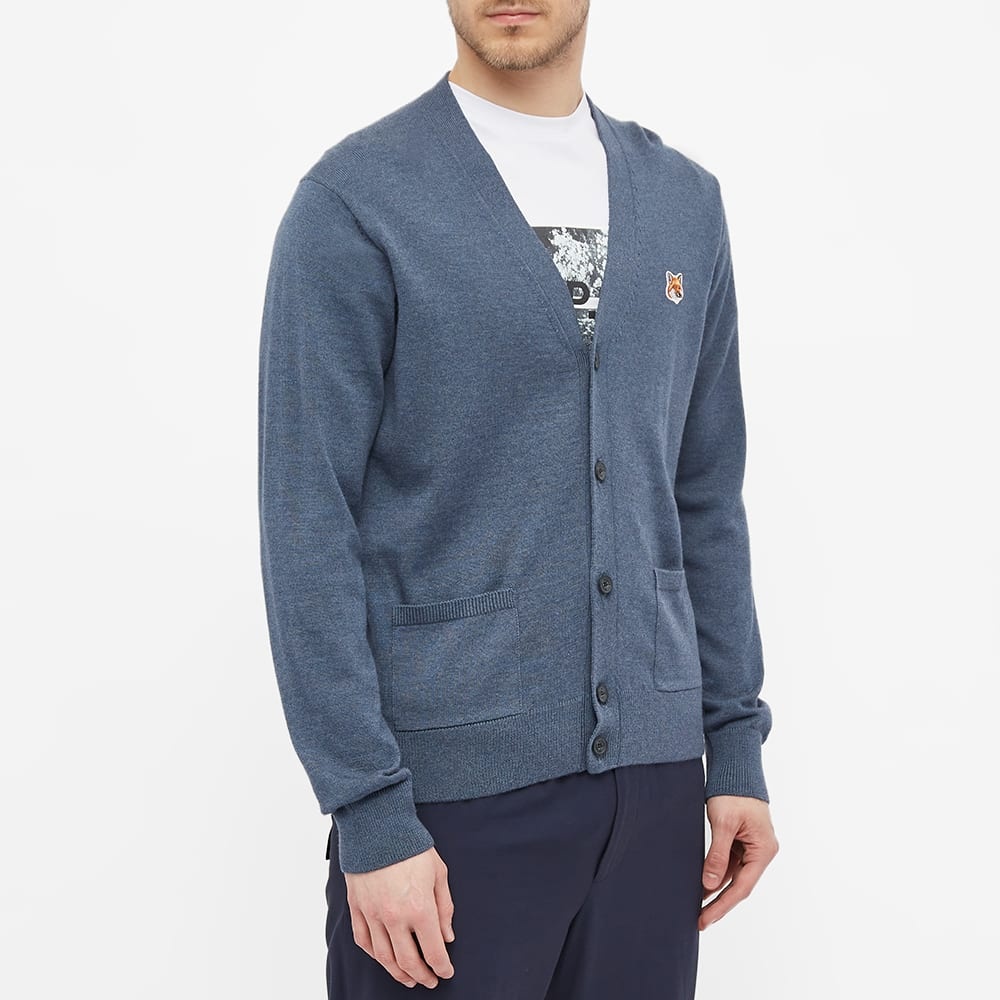 Maison Kitsuné Fox Head Patch Classic Cardigan - 4