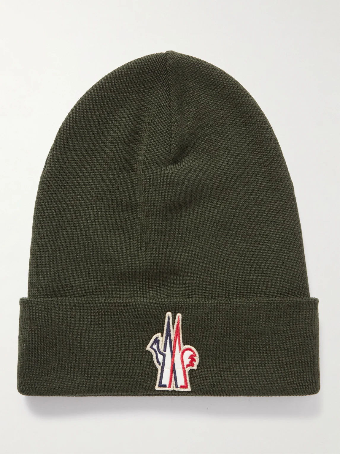 Logo-Appliquéd Ribbed Wool Beanie - 1